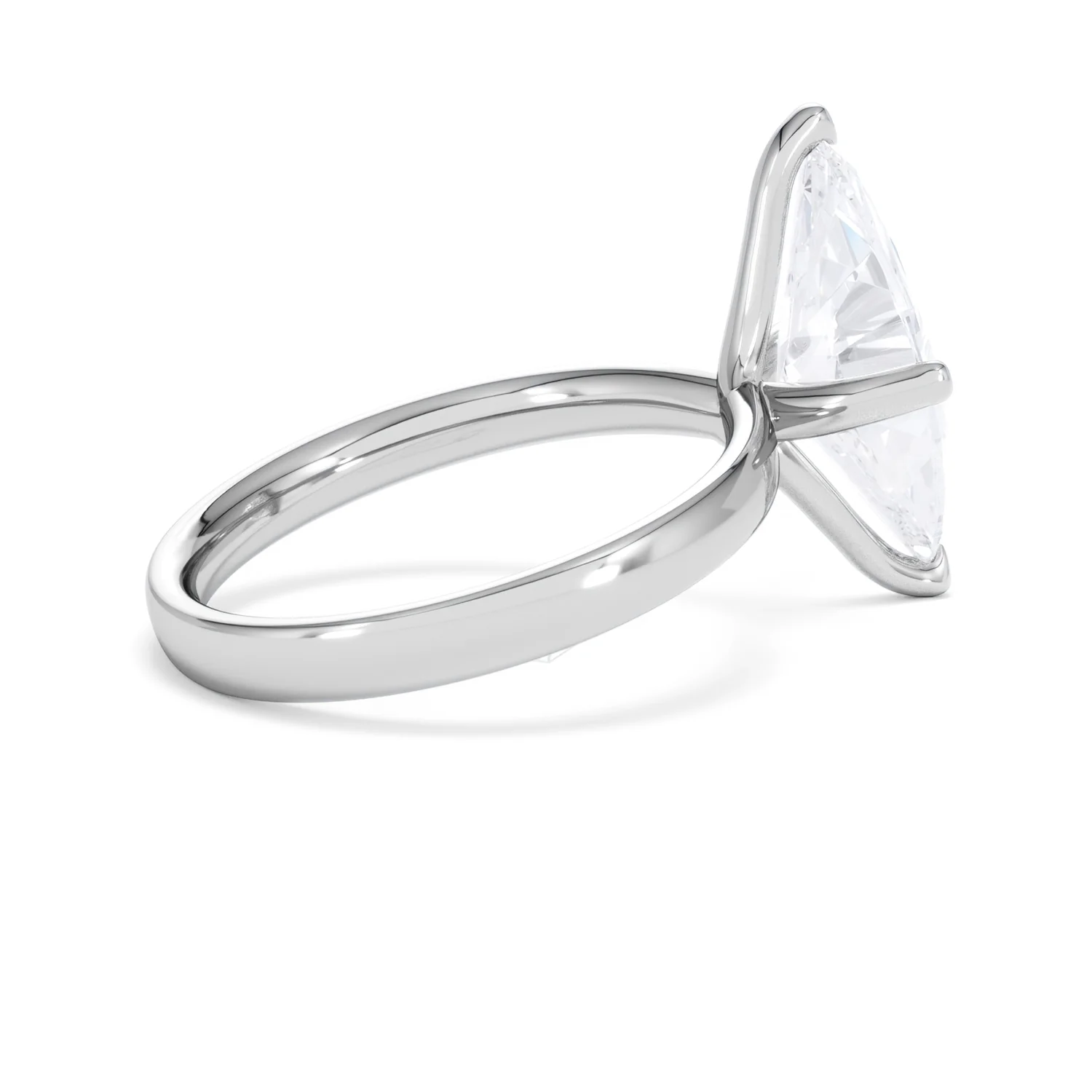 Origin Twist 3.00ct Marquise Cut Lab Diamond Solitaire Engagement Ring in Platinum - Image 32