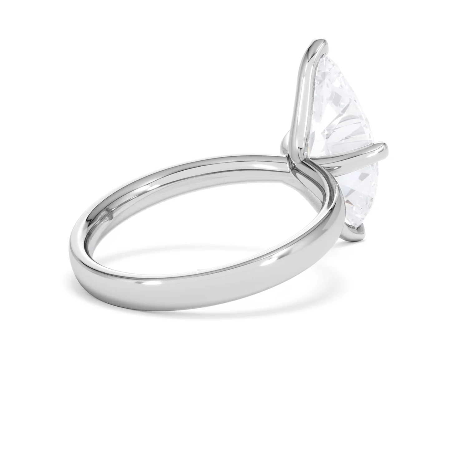 Origin Twist 3.00ct Marquise Cut Lab Diamond Solitaire Engagement Ring in Platinum - Image 37