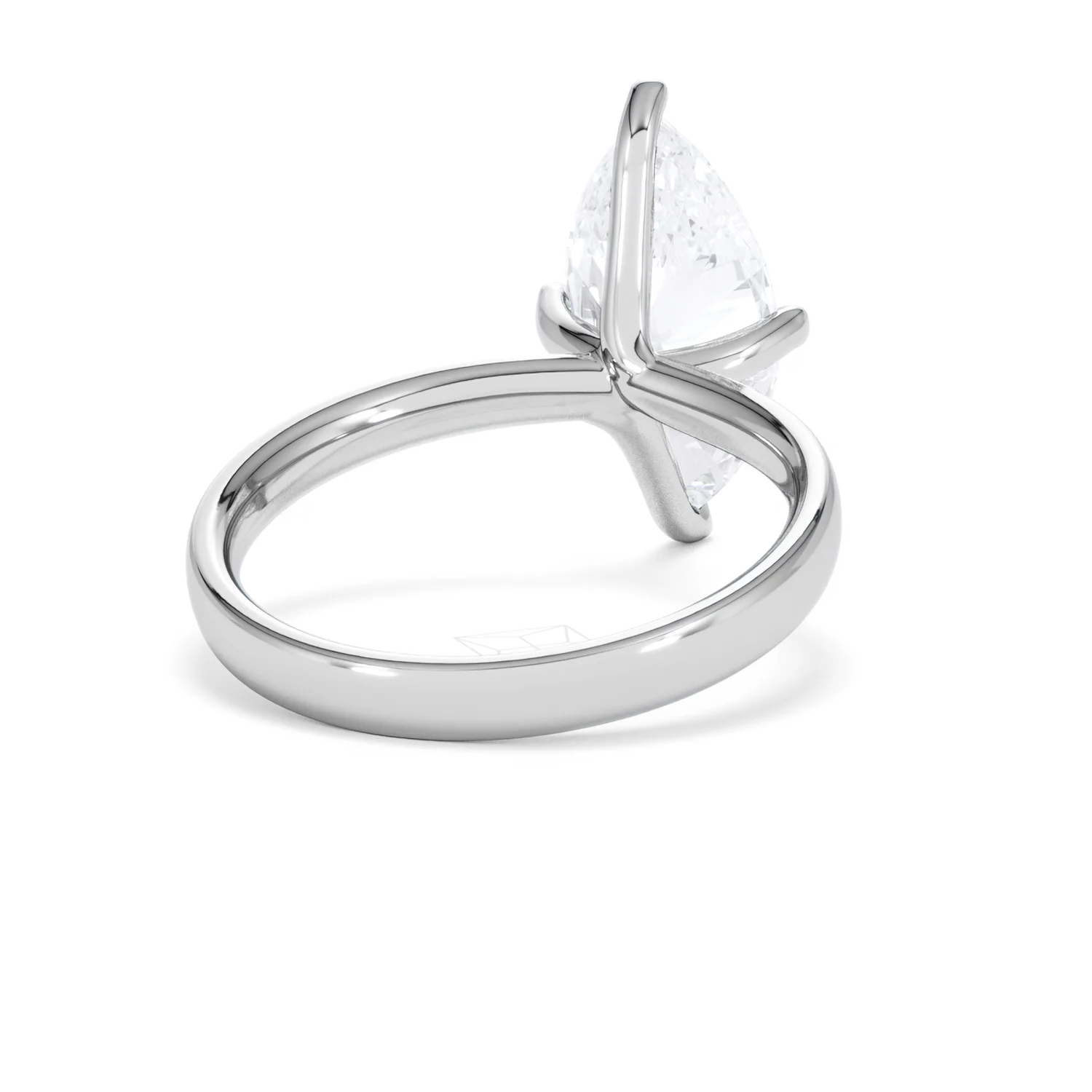 Origin Twist 3.00ct Marquise Cut Lab Diamond Solitaire Engagement Ring in Platinum - Image 42