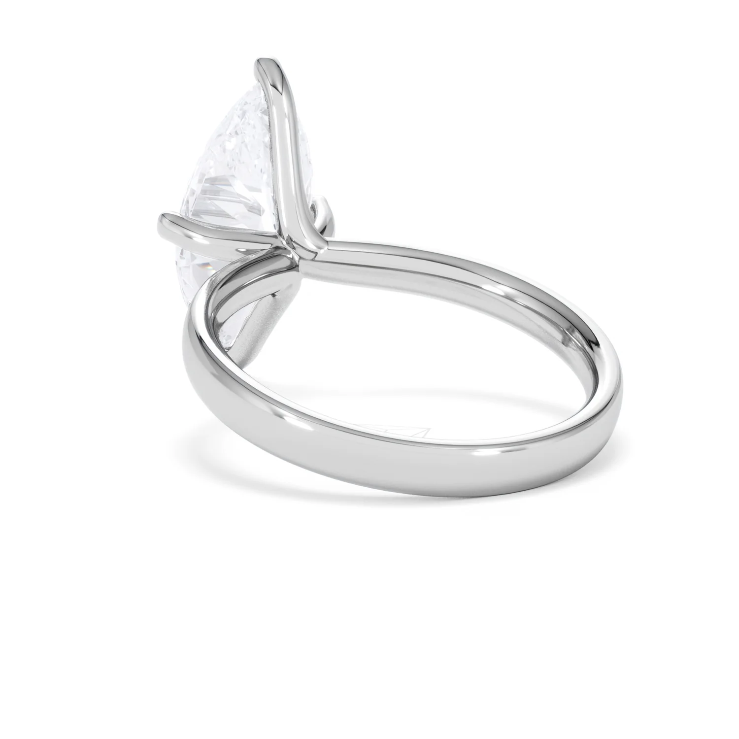 Origin Twist 3.00ct Marquise Cut Lab Diamond Solitaire Engagement Ring in Platinum - Image 54