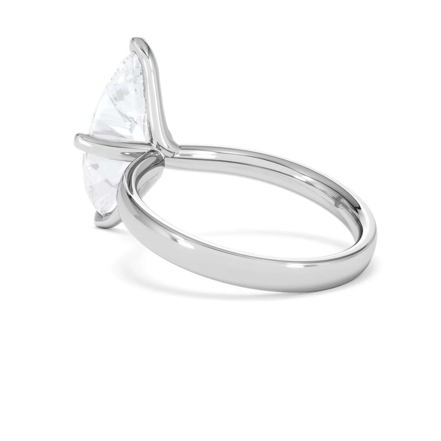 Origin Twist 3.00ct Marquise Cut Lab Diamond Solitaire Engagement Ring in Platinum - Image 57