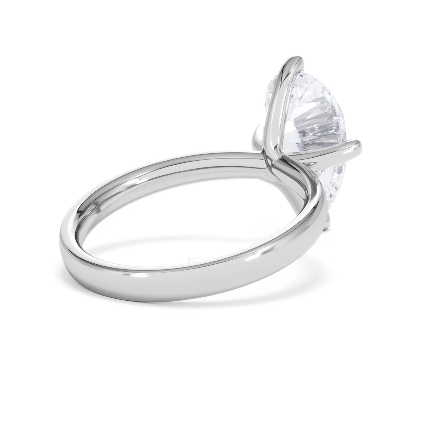 Origin Twist 3.00ct Pear Cut Lab Diamond Solitaire Engagement Ring in 18K White Gold - Image 38