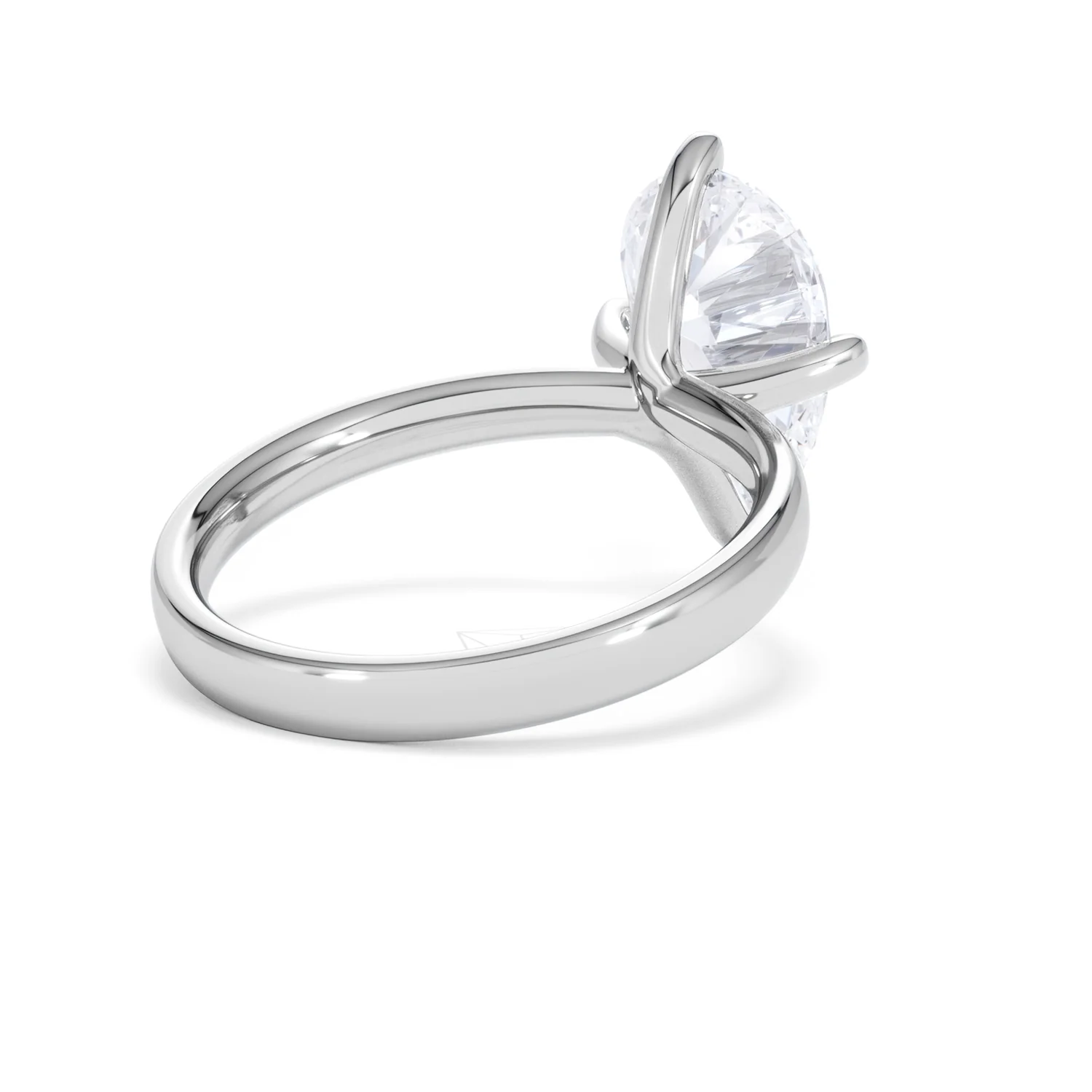 Origin Twist 3.00ct Pear Cut Lab Diamond Solitaire Engagement Ring in 18K White Gold - Image 39