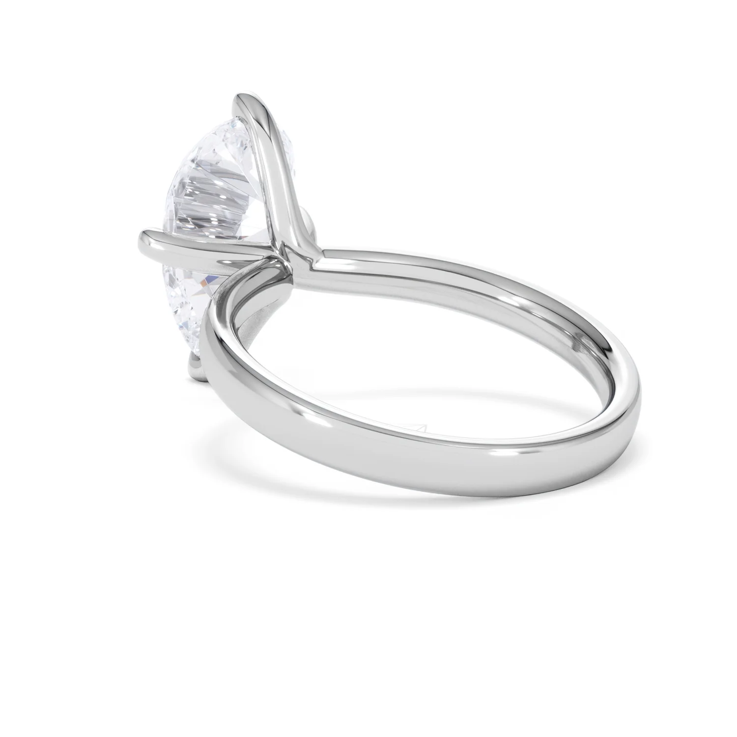 Origin Twist 3.00ct Pear Cut Lab Diamond Solitaire Engagement Ring in 18K White Gold - Image 56