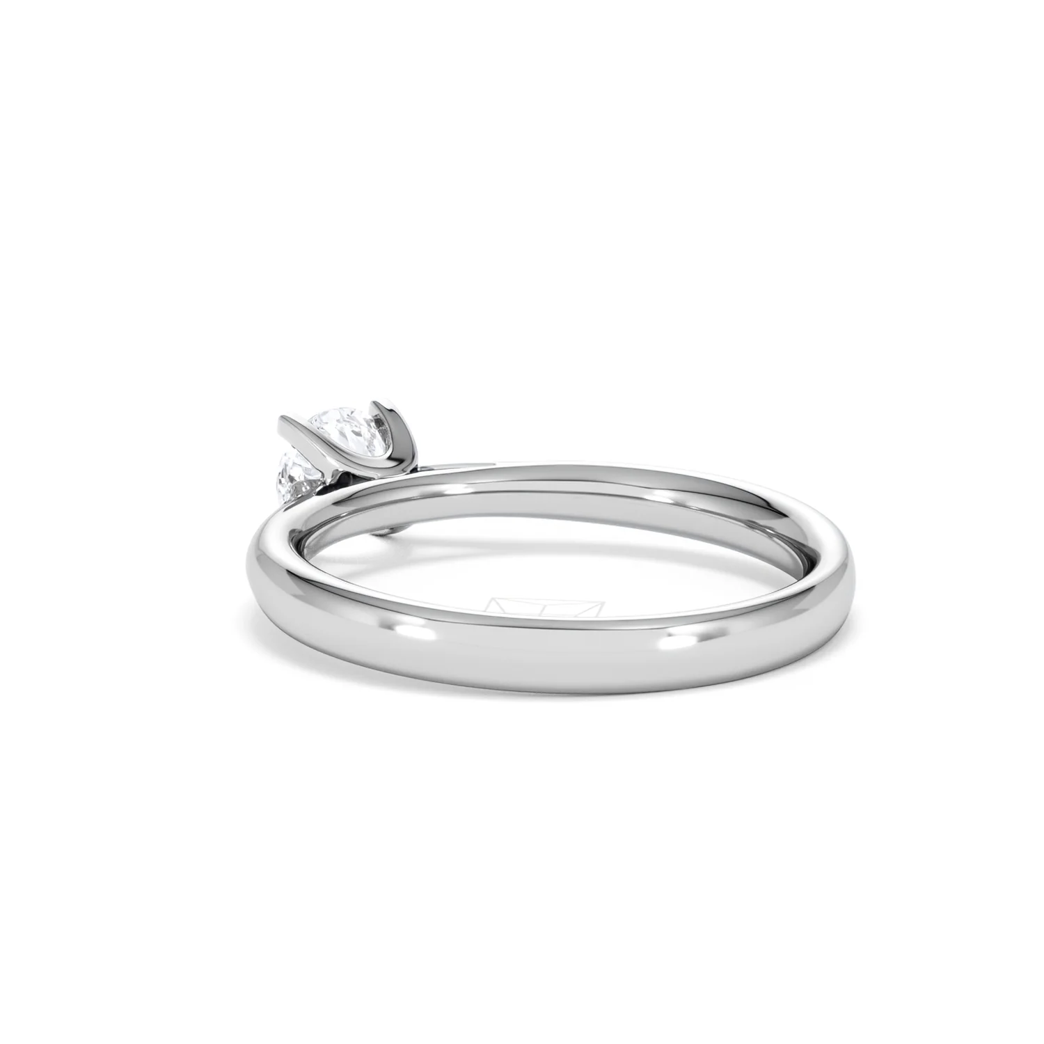 Platinum Half Carat Diamond Engagement Ring Grace Lab F/VS1 - Image 56