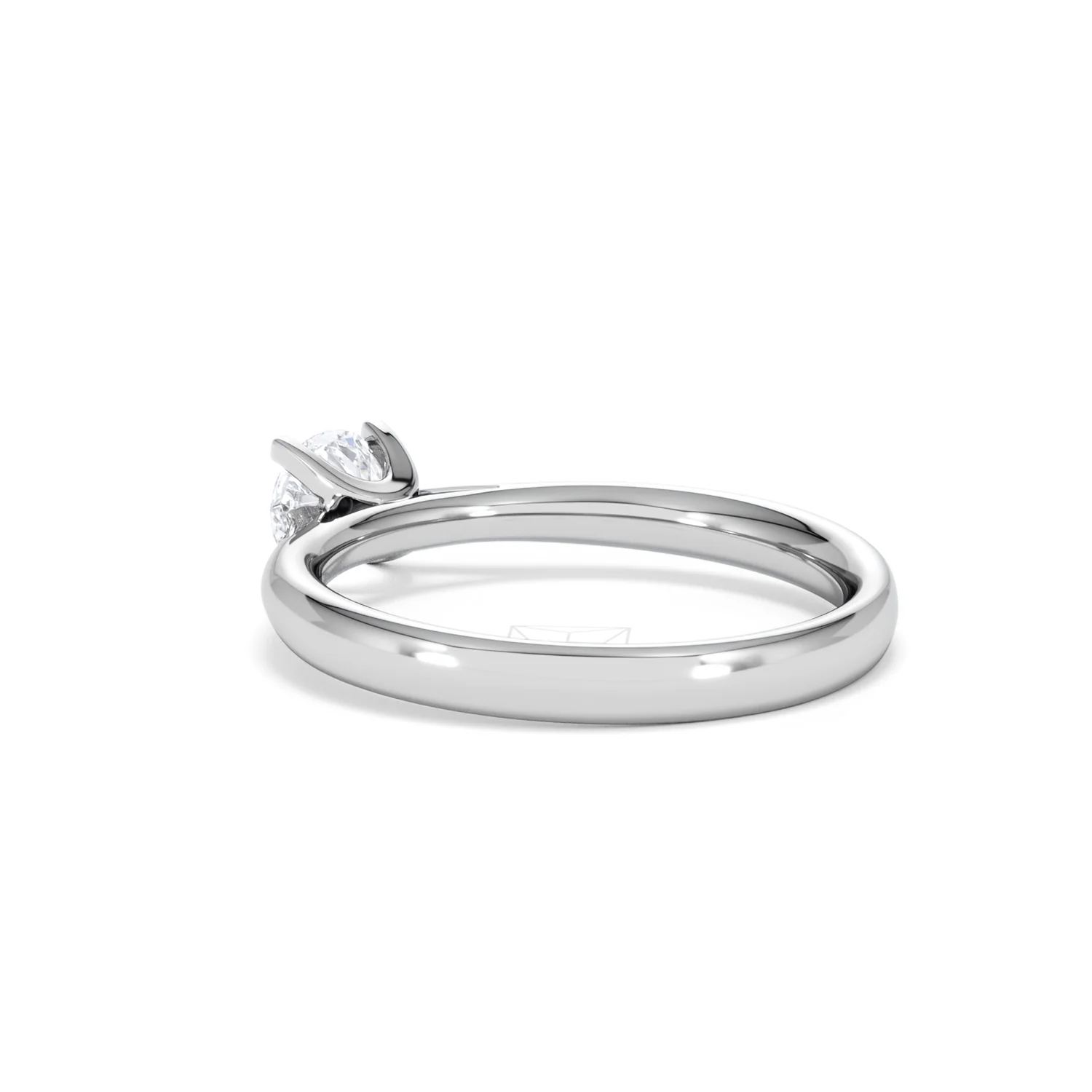 Platinum Half Carat Diamond Engagement Ring Grace Lab F/VS1 - Image 57