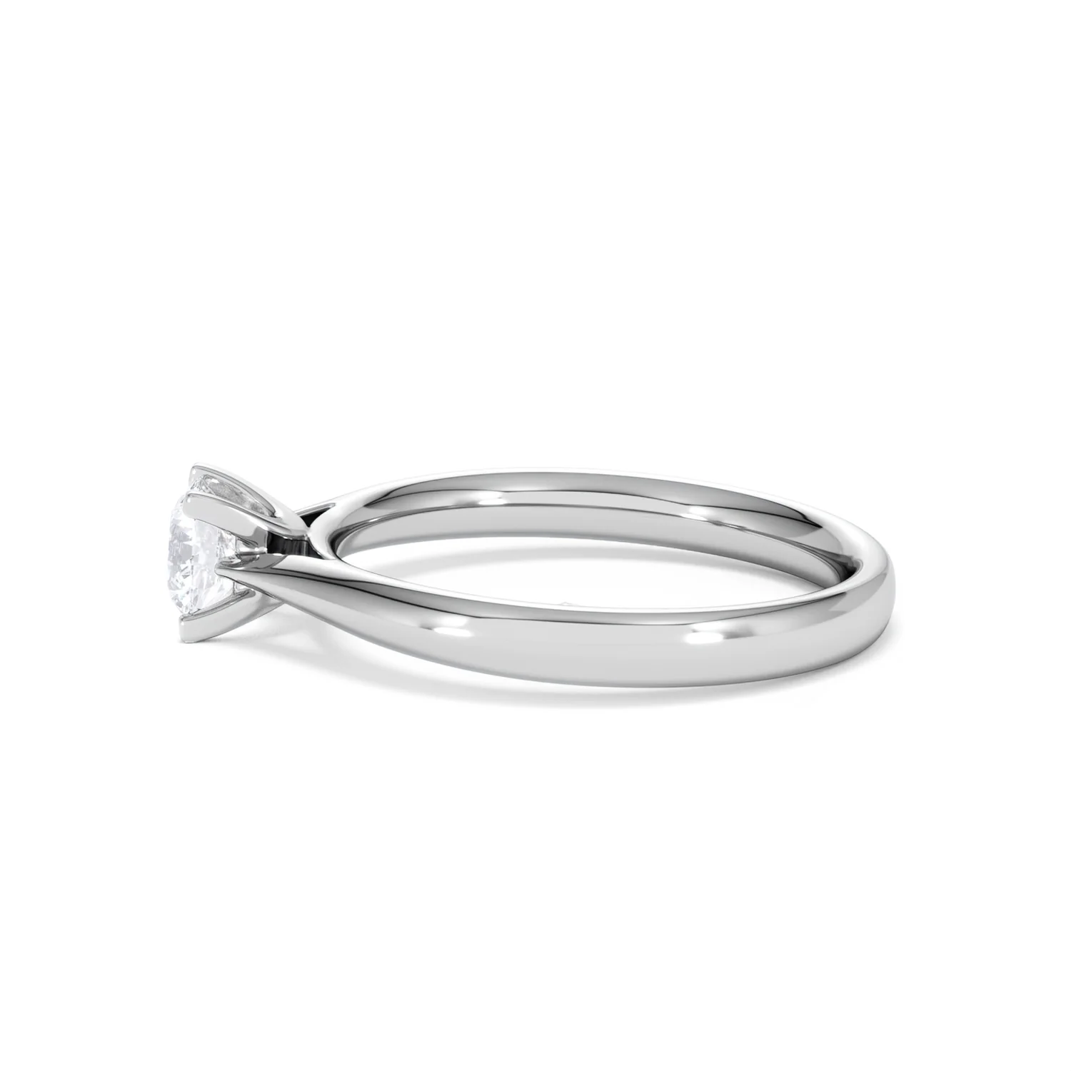 Platinum Half Carat Diamond Engagement Ring Grace Lab F/VS1 - Image 68