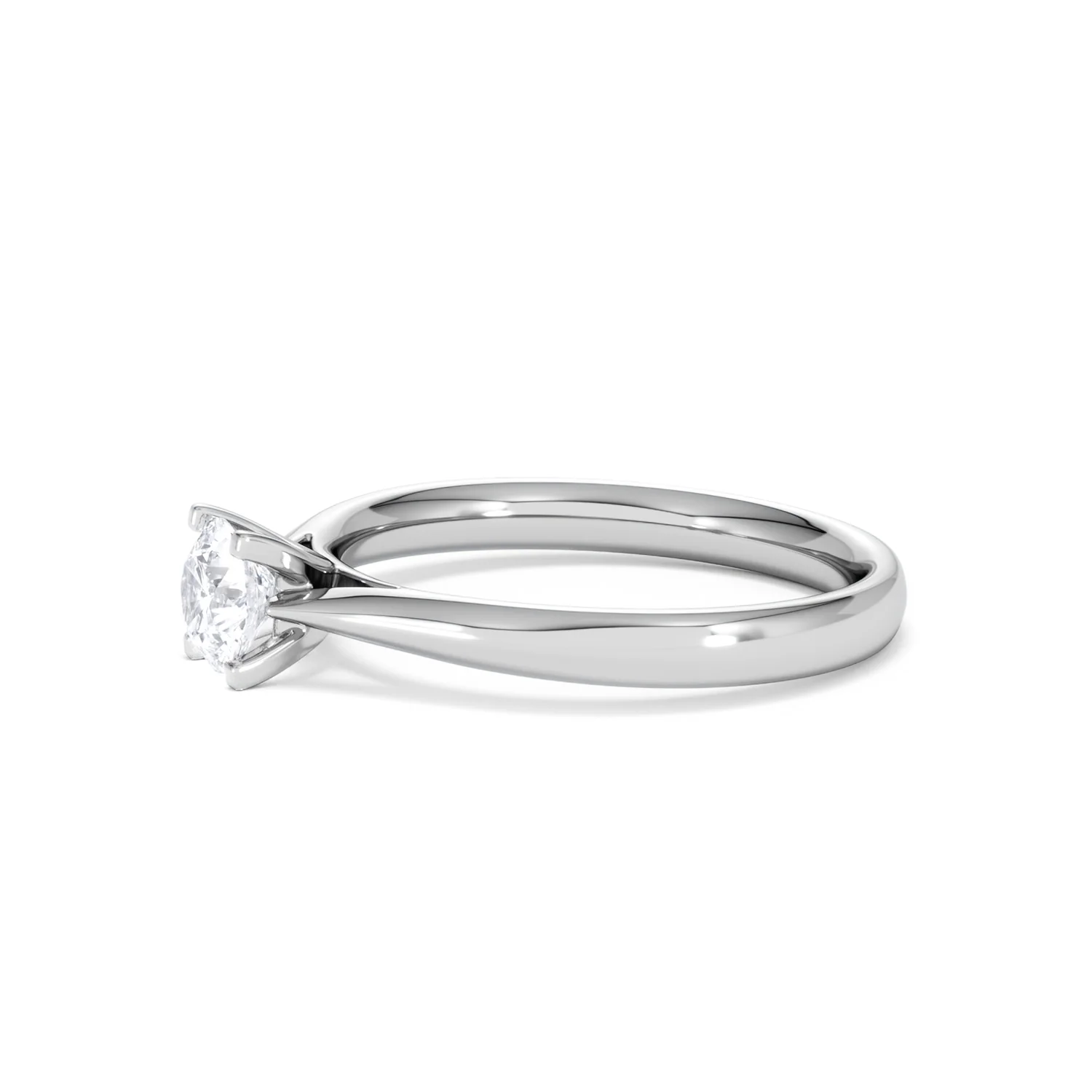 Platinum Half Carat Diamond Engagement Ring Grace Lab F/VS1 - Image 73