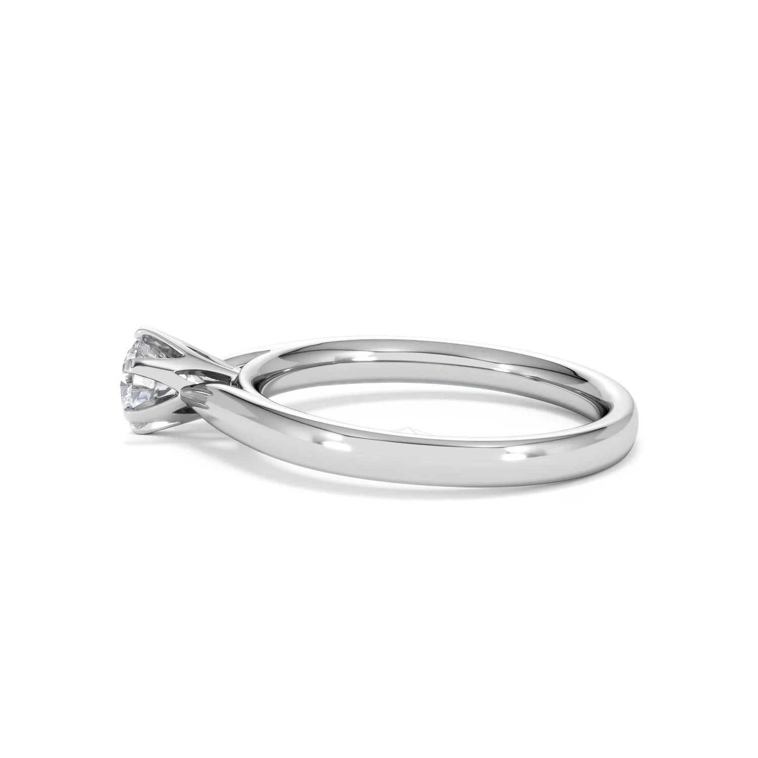 Platinum Half Carat Diamond Engagement Ring High Set Chloe Lab F/VS1 - Image 66