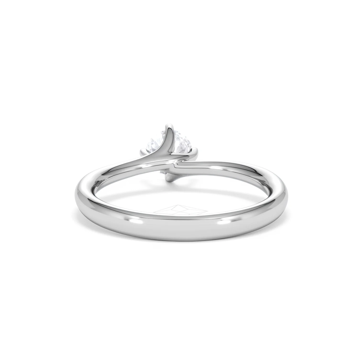 Platinum Half Carat Diamond Engagement Ring Lily Lab F/VS1 - Image 49