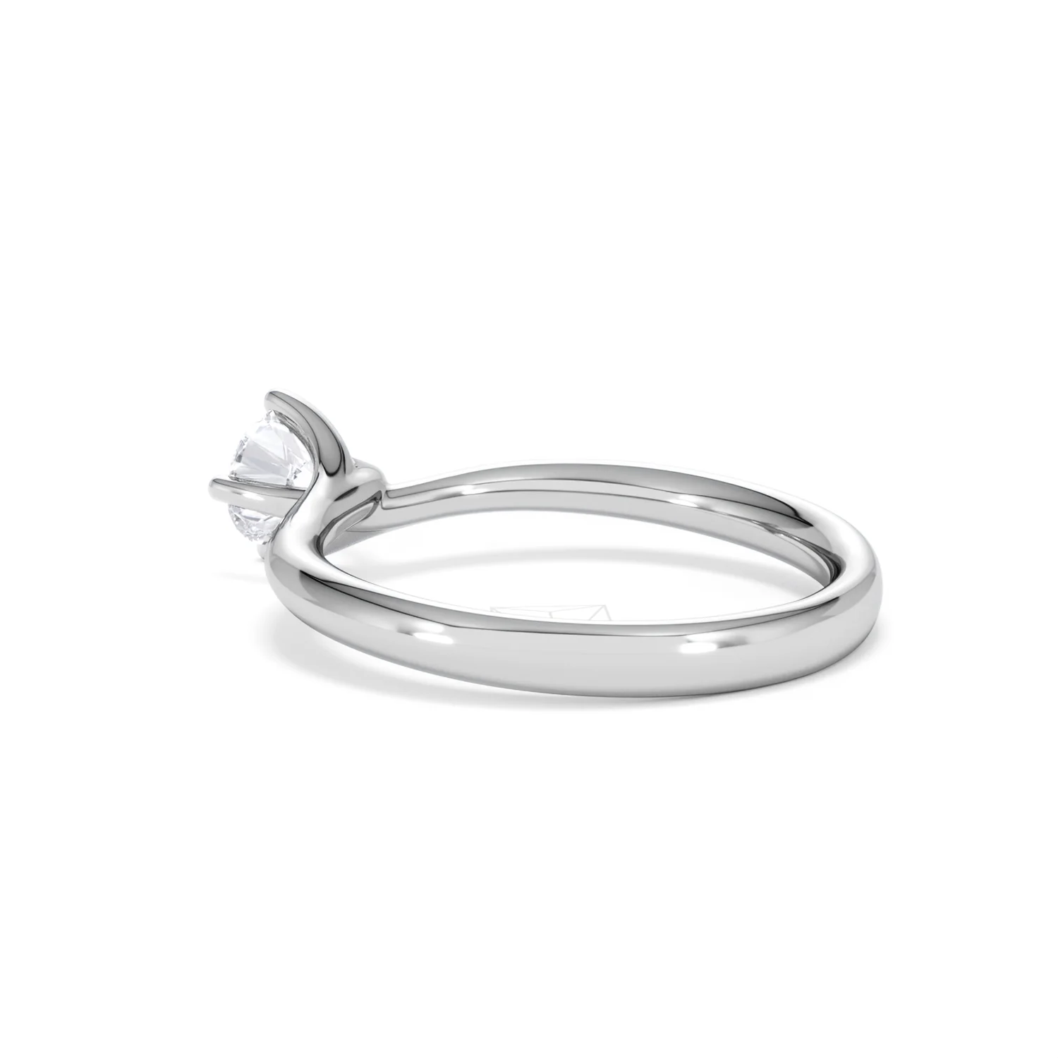 Platinum Half Carat Diamond Engagement Ring Lily Lab F/VS1 - Image 59
