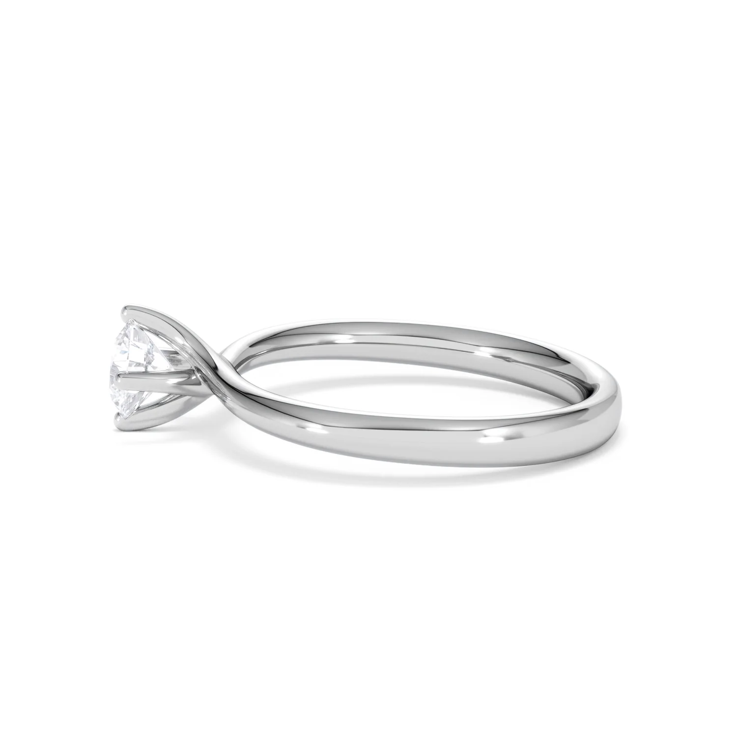 Platinum Half Carat Diamond Engagement Ring Lily Lab F/VS1 - Image 68