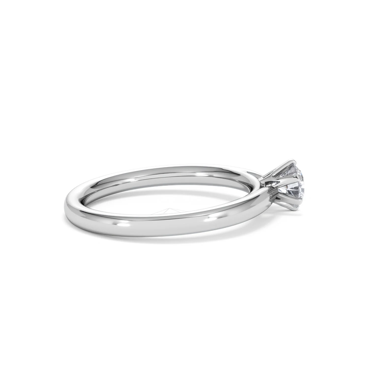 Platinum Half Carat Diamond Engagement Ring Low Chloe Lab F/VS1 - Image 30