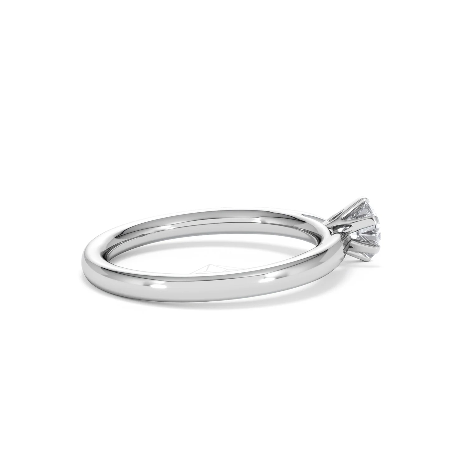 Platinum Half Carat Diamond Engagement Ring Low Chloe Lab F/VS1 - Image 32