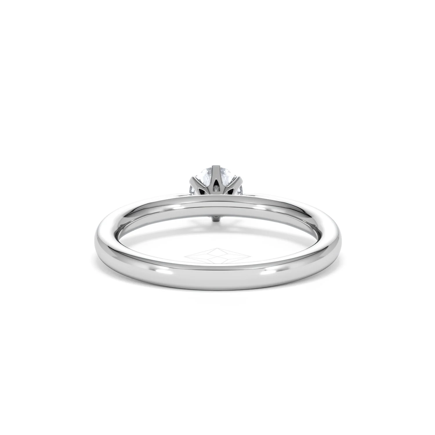 Platinum Half Carat Diamond Engagement Ring Low Chloe Lab F/VS1 - Image 48