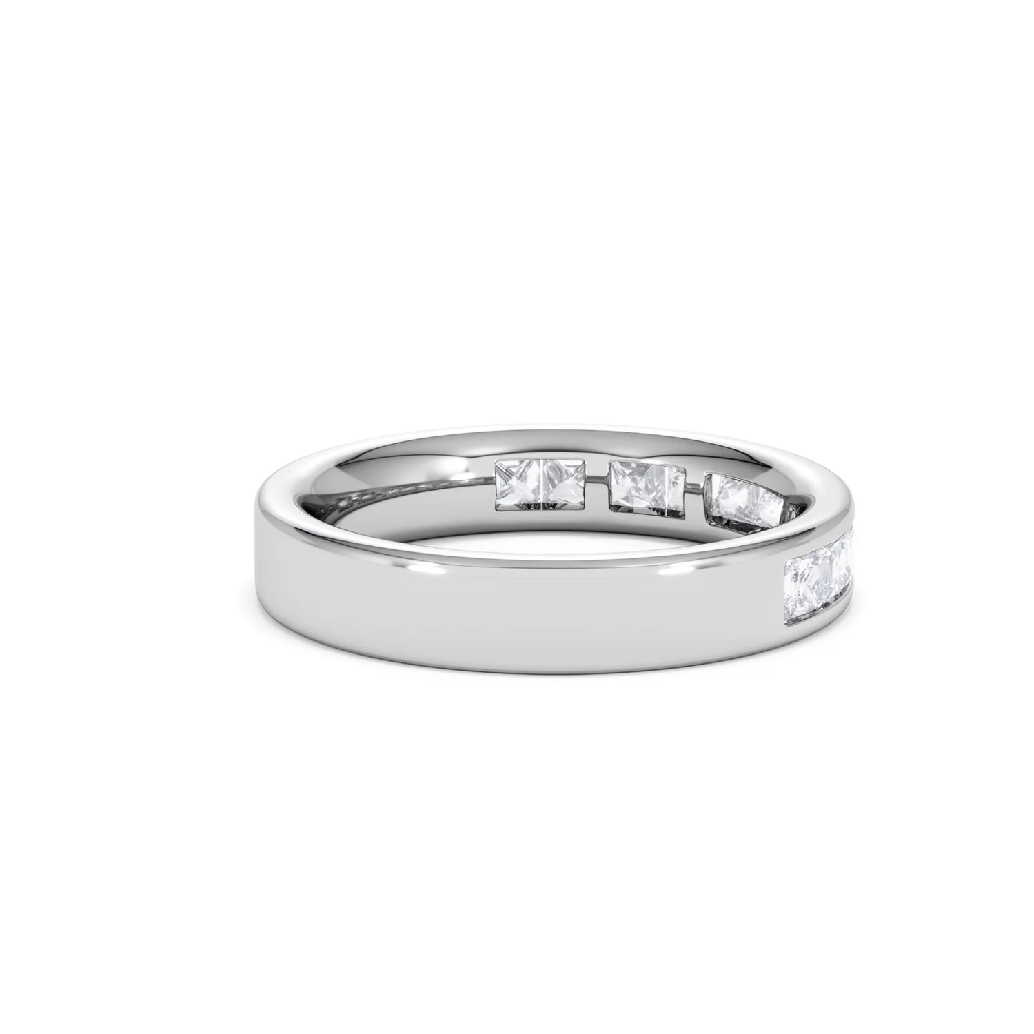 Platinum Princess Diamond Half Eternity Ring 1.00CT H/SI - Image 35