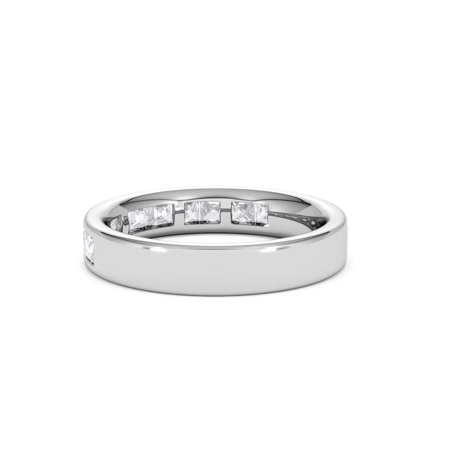Platinum Princess Diamond Half Eternity Ring 1.00CT H/SI - Image 57