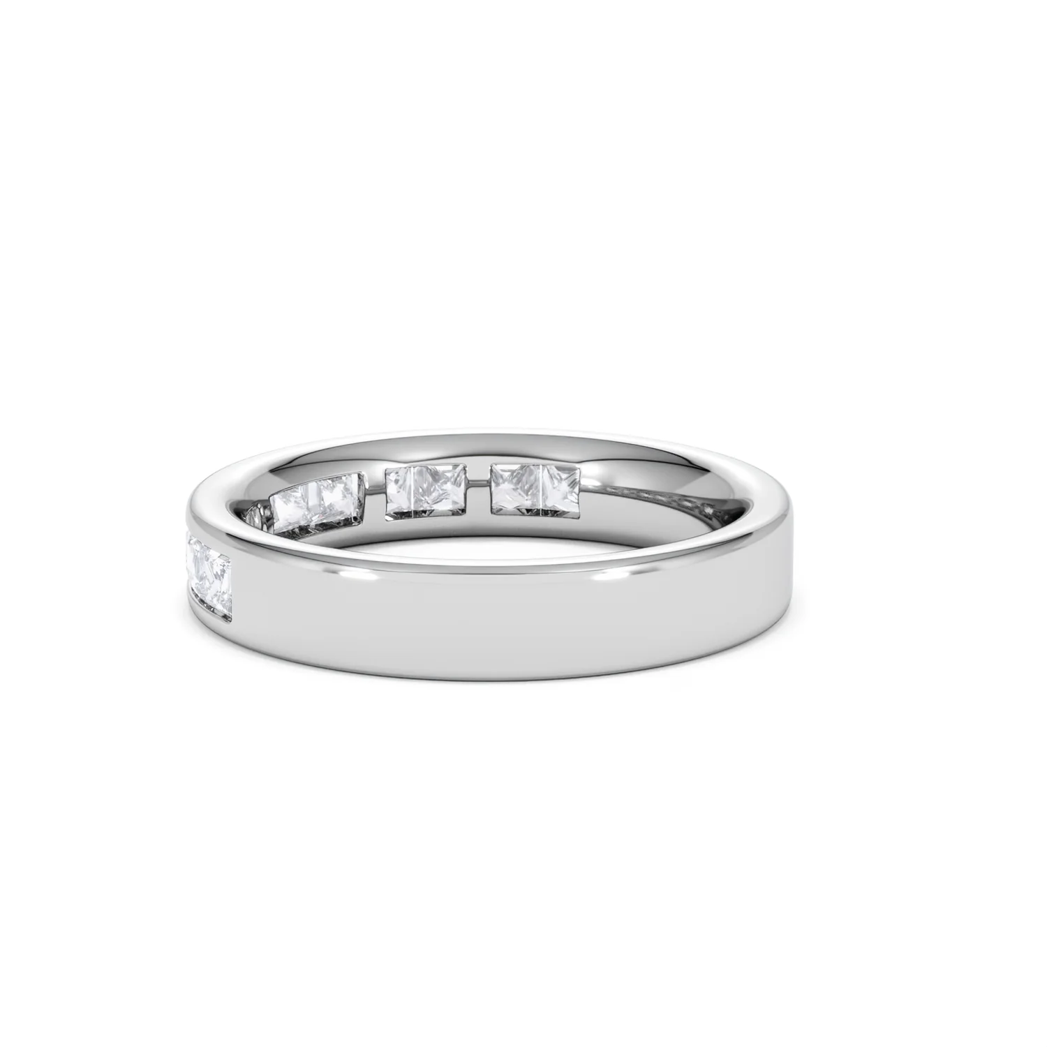 Platinum Princess Diamond Half Eternity Ring 1.00CT H/SI - Image 59