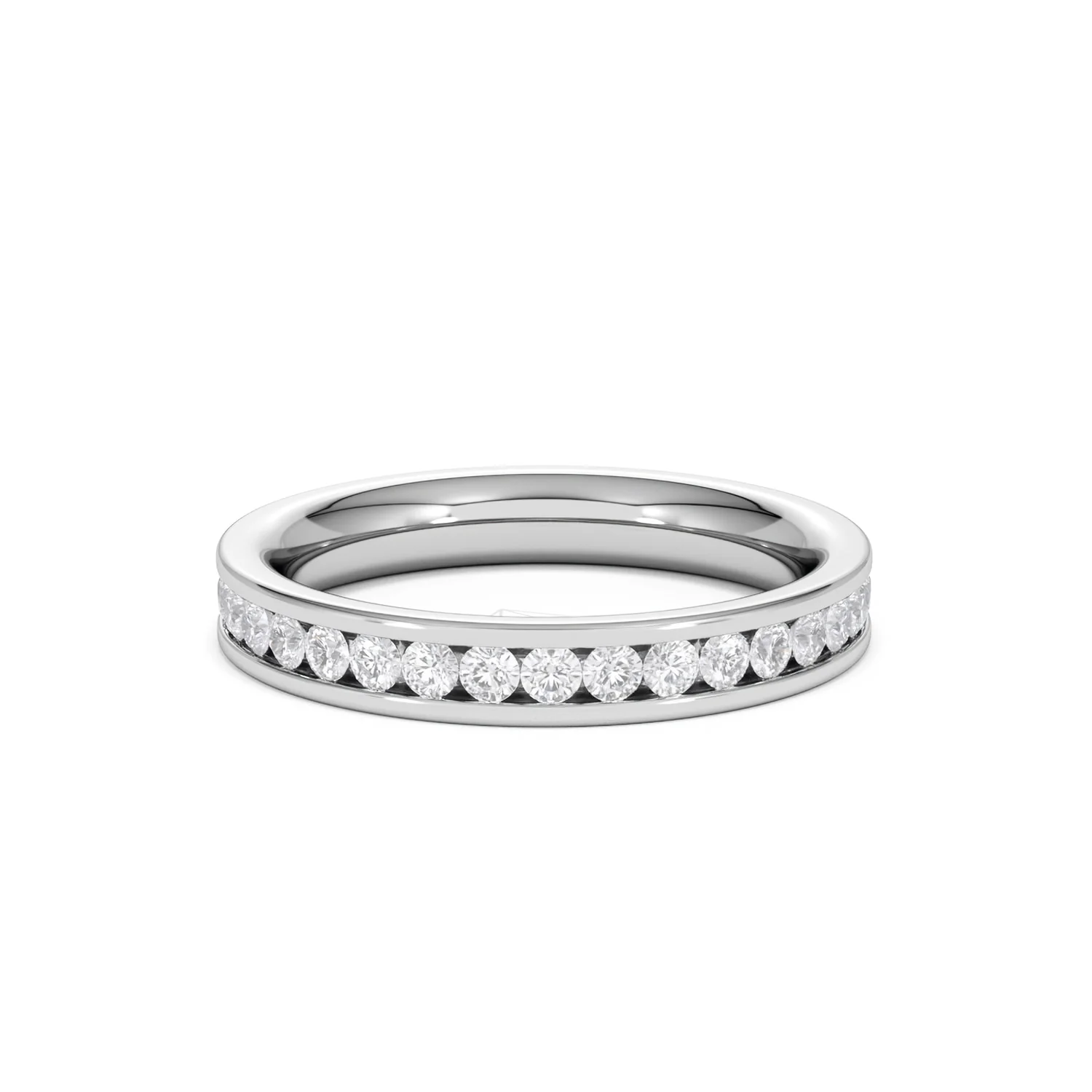 Rae Lab Diamond Eternity Ring Channel Set 1.00ct G/Vs 18K White Gold - Image 13