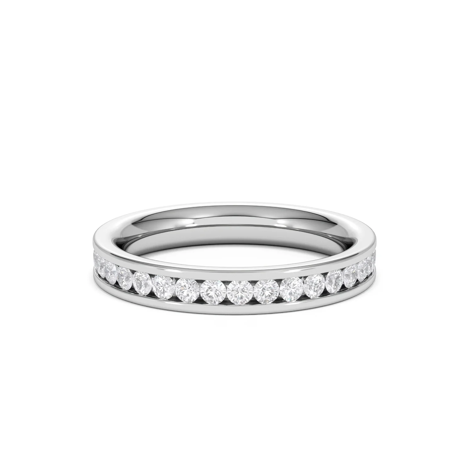 Rae Lab Diamond Eternity Ring Channel Set 1.00ct G/Vs 18K White Gold - Image 32