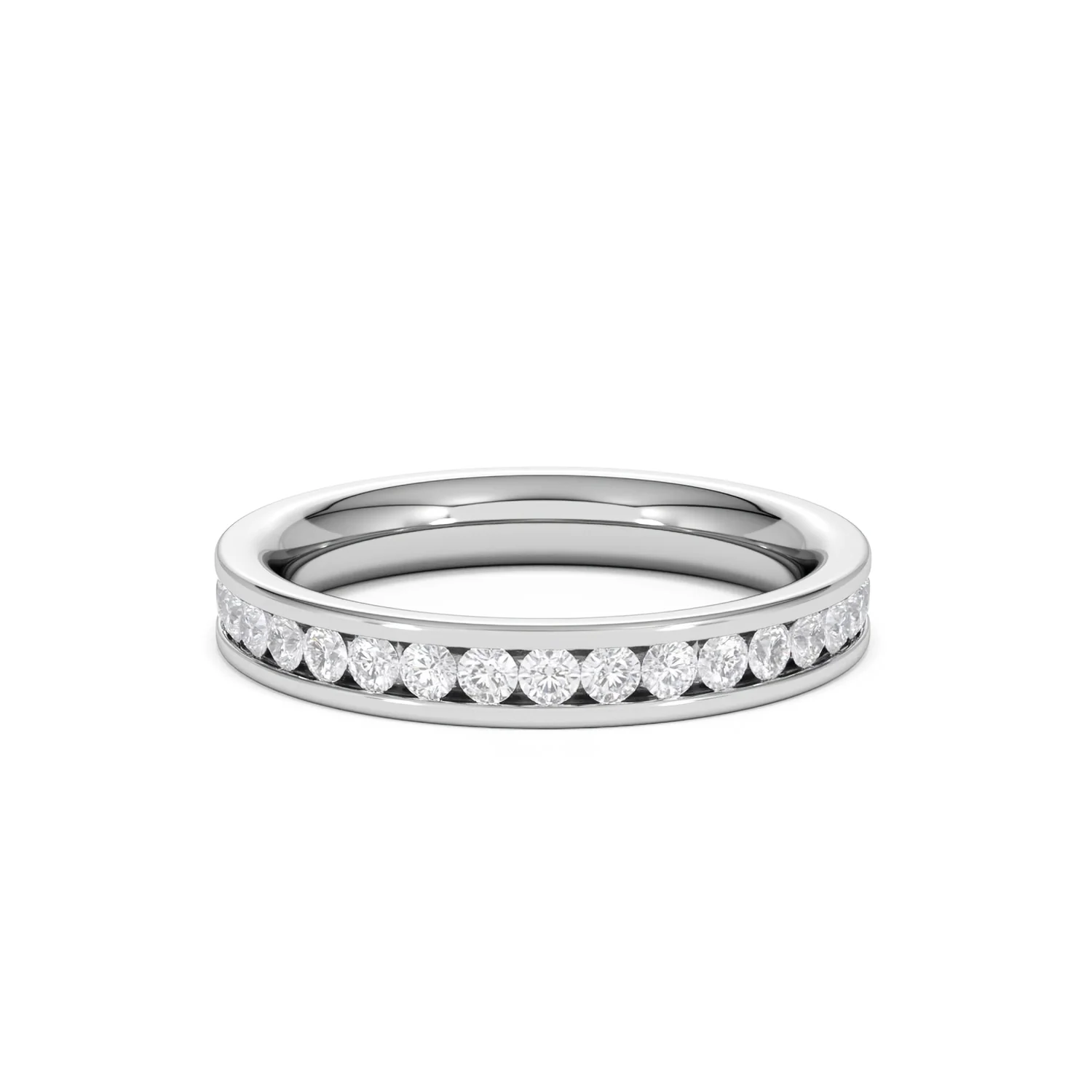 Rae Lab Diamond Eternity Ring Channel Set 1.00ct G/Vs 18K White Gold - Image 34
