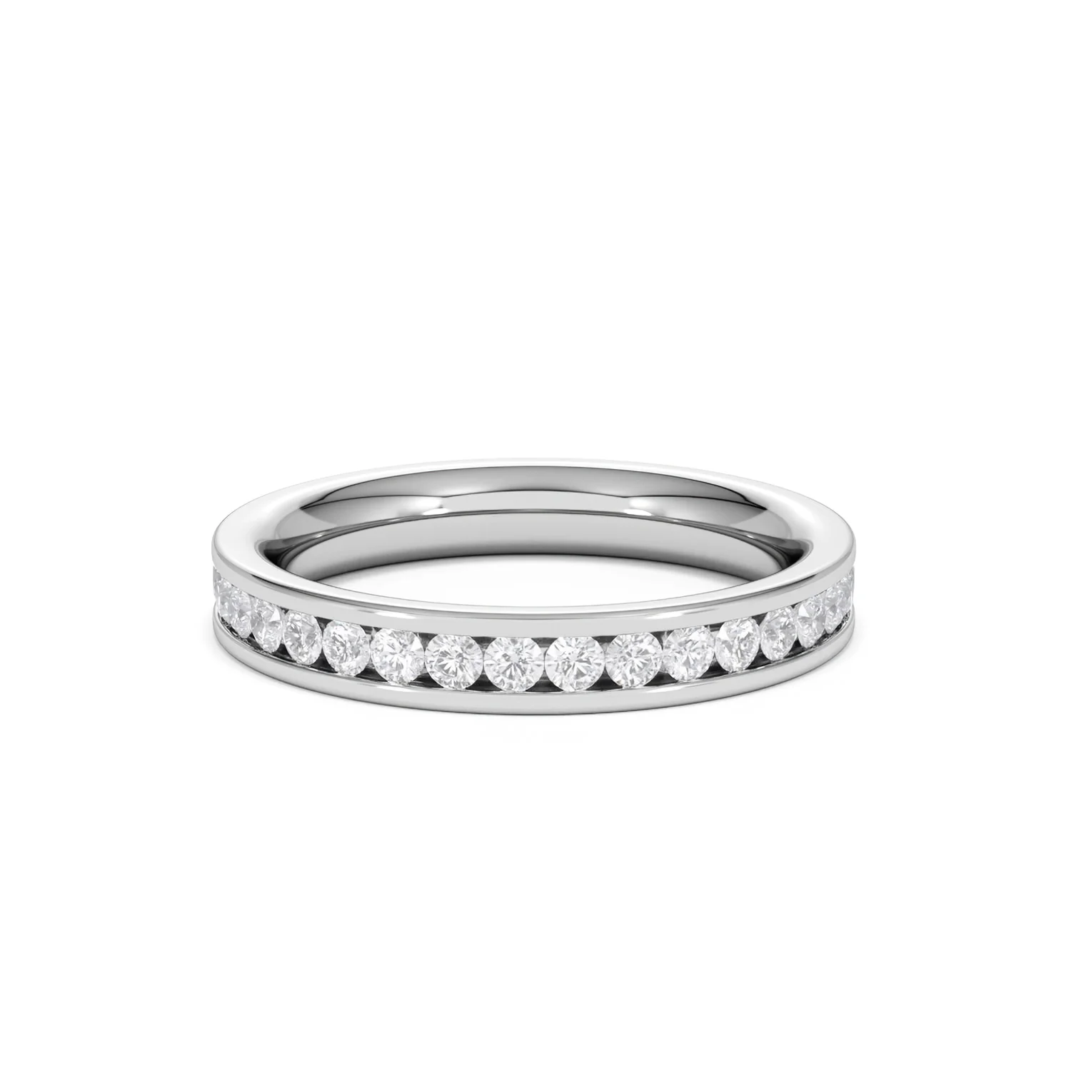 Rae Lab Diamond Eternity Ring Channel Set 1.00ct G/Vs 18K White Gold - Image 40