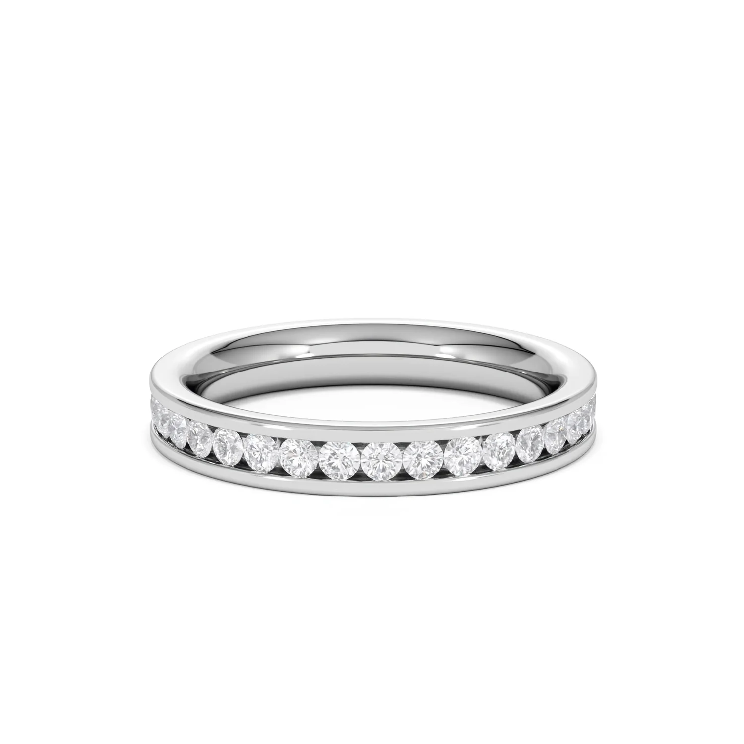 Rae Lab Diamond Eternity Ring Channel Set 1.00ct G/Vs 18K White Gold - Image 53