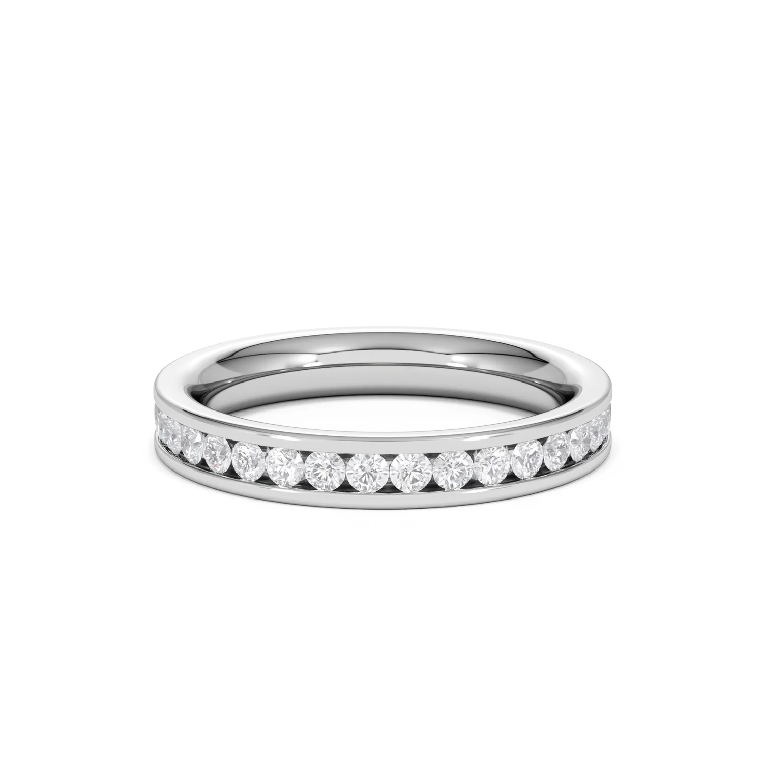 Rae Lab Diamond Eternity Ring Channel Set 1.00ct G/Vs 18K White Gold - Image 54