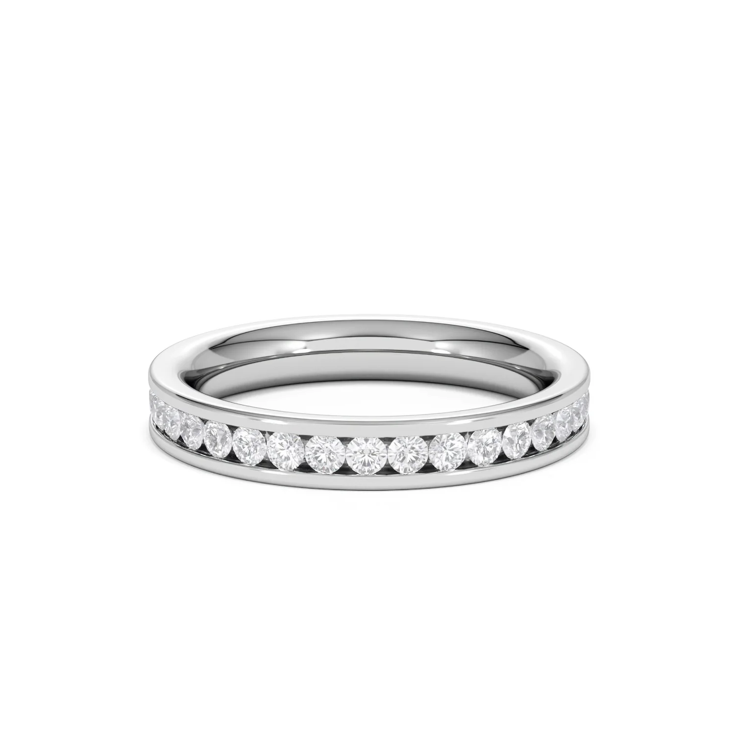 Rae Lab Diamond Eternity Ring Channel Set 1.00ct G/Vs 18K White Gold - Image 57