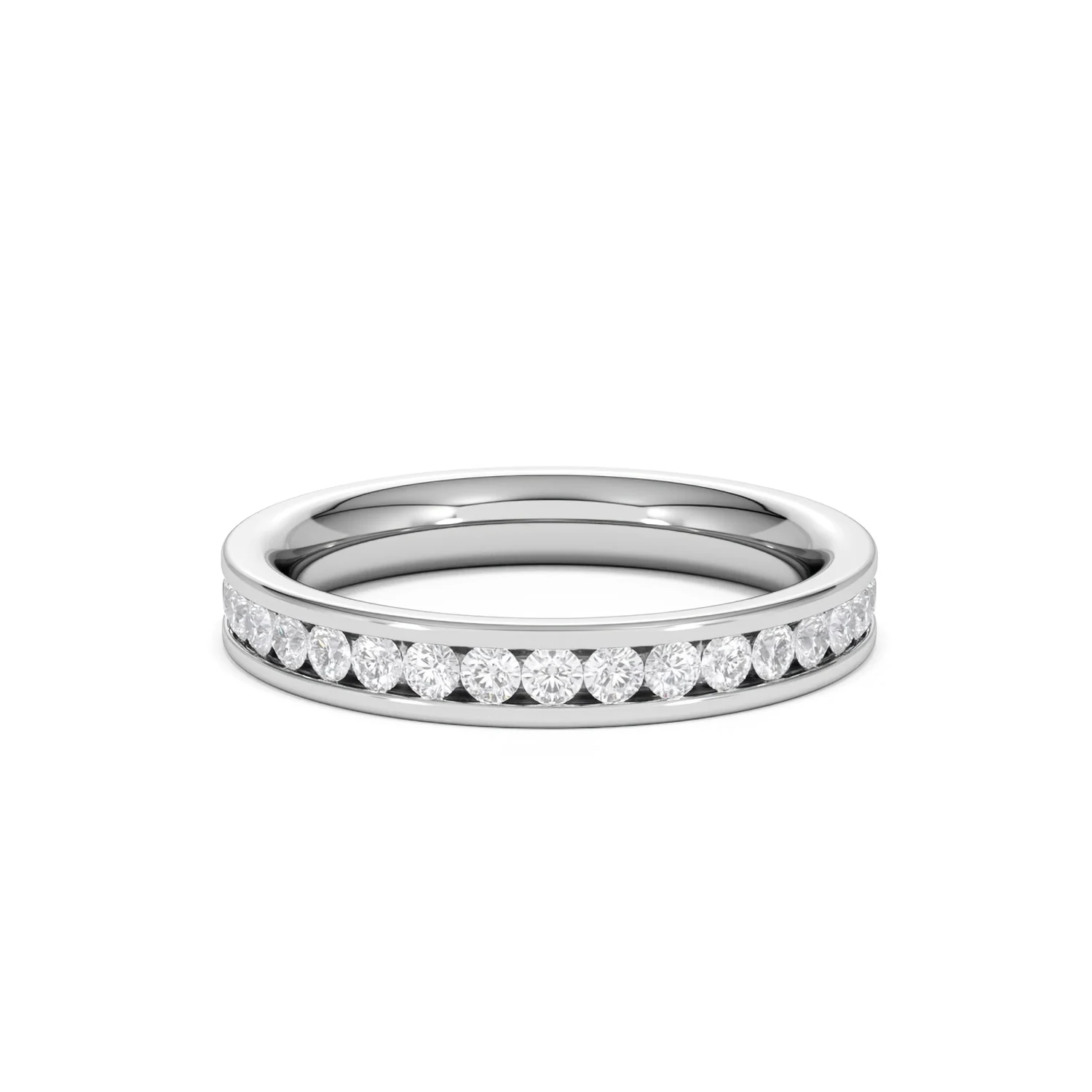 Rae Lab Diamond Eternity Ring Channel Set 1.00ct G/Vs 18K White Gold - Image 62