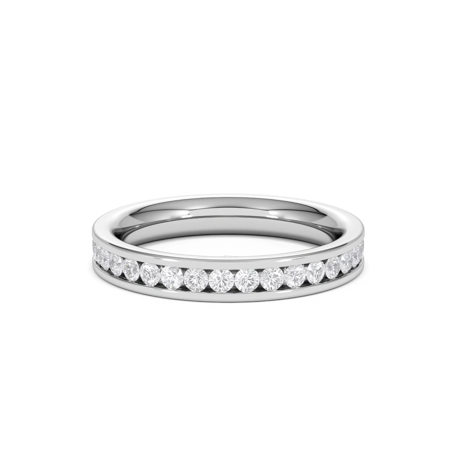 Rae Lab Diamond Eternity Ring Channel Set 1.00ct G/Vs 18K White Gold - Image 73