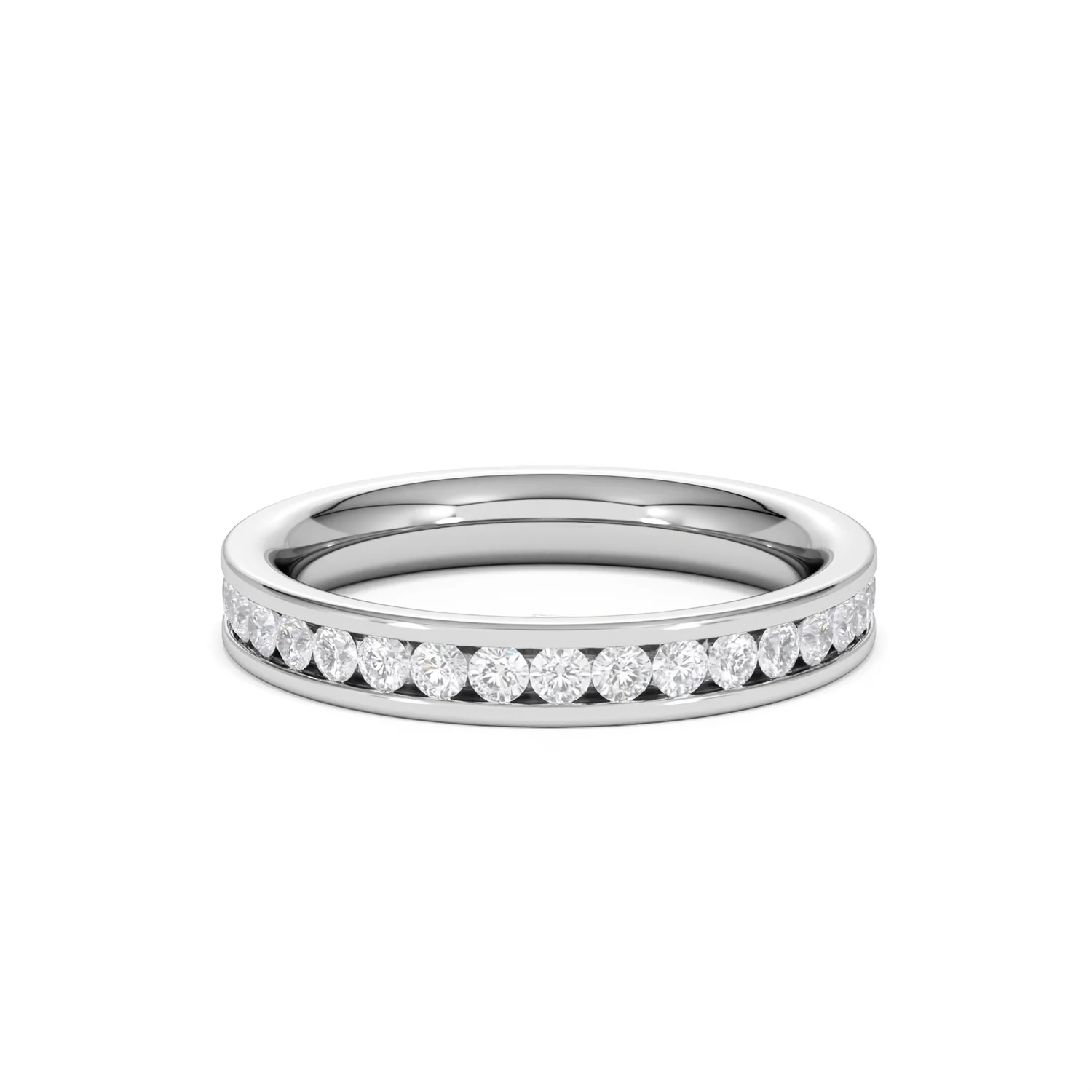 Rae Lab Diamond Eternity Ring Channel Set 1.00ct G/Vs 18K White Gold - Image 74