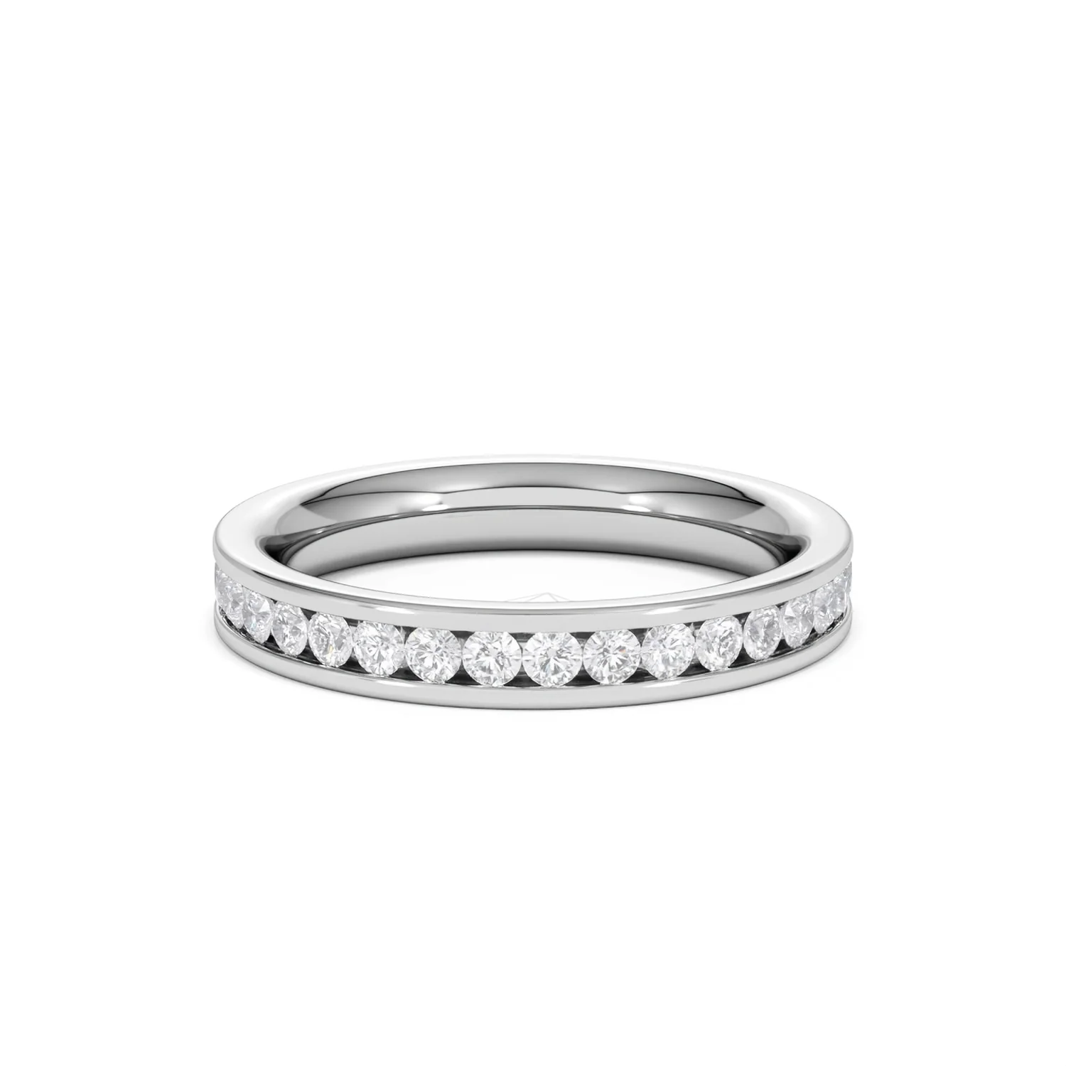 Rae Lab Diamond Eternity Ring Channel Set 1.00ct G/Vs 18K White Gold - Image 86