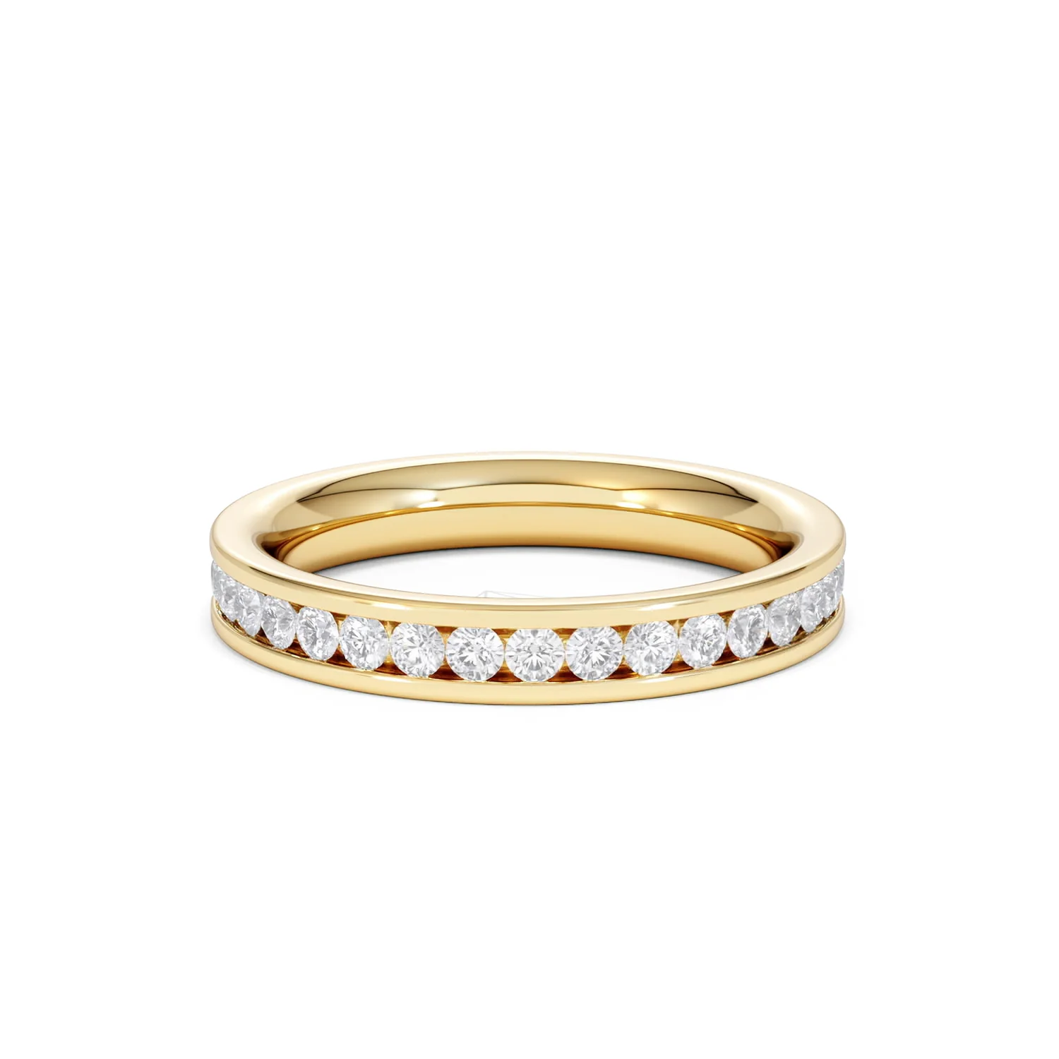 Rae Lab Diamond Eternity Ring Channel Set 1.00ct G/Vs in 18K Gold - Image 13
