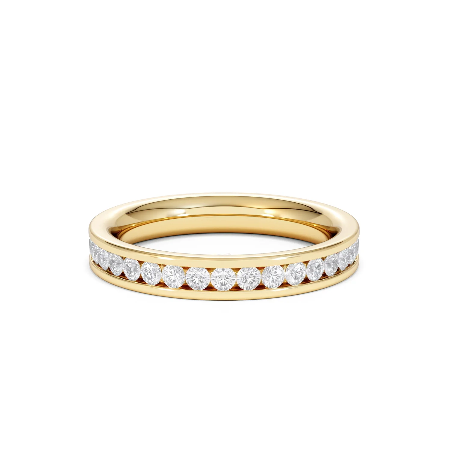 Rae Lab Diamond Eternity Ring Channel Set 1.00ct G/Vs in 18K Gold - Image 22