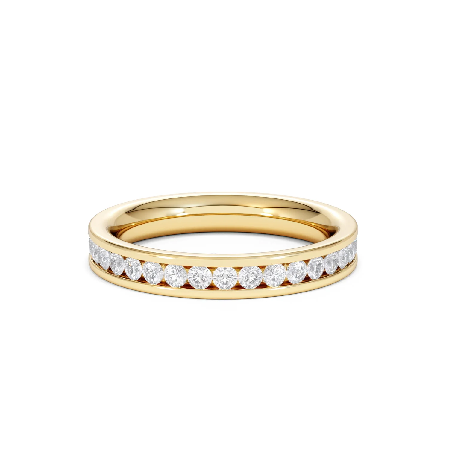 Rae Lab Diamond Eternity Ring Channel Set 1.00ct G/Vs in 18K Gold - Image 27