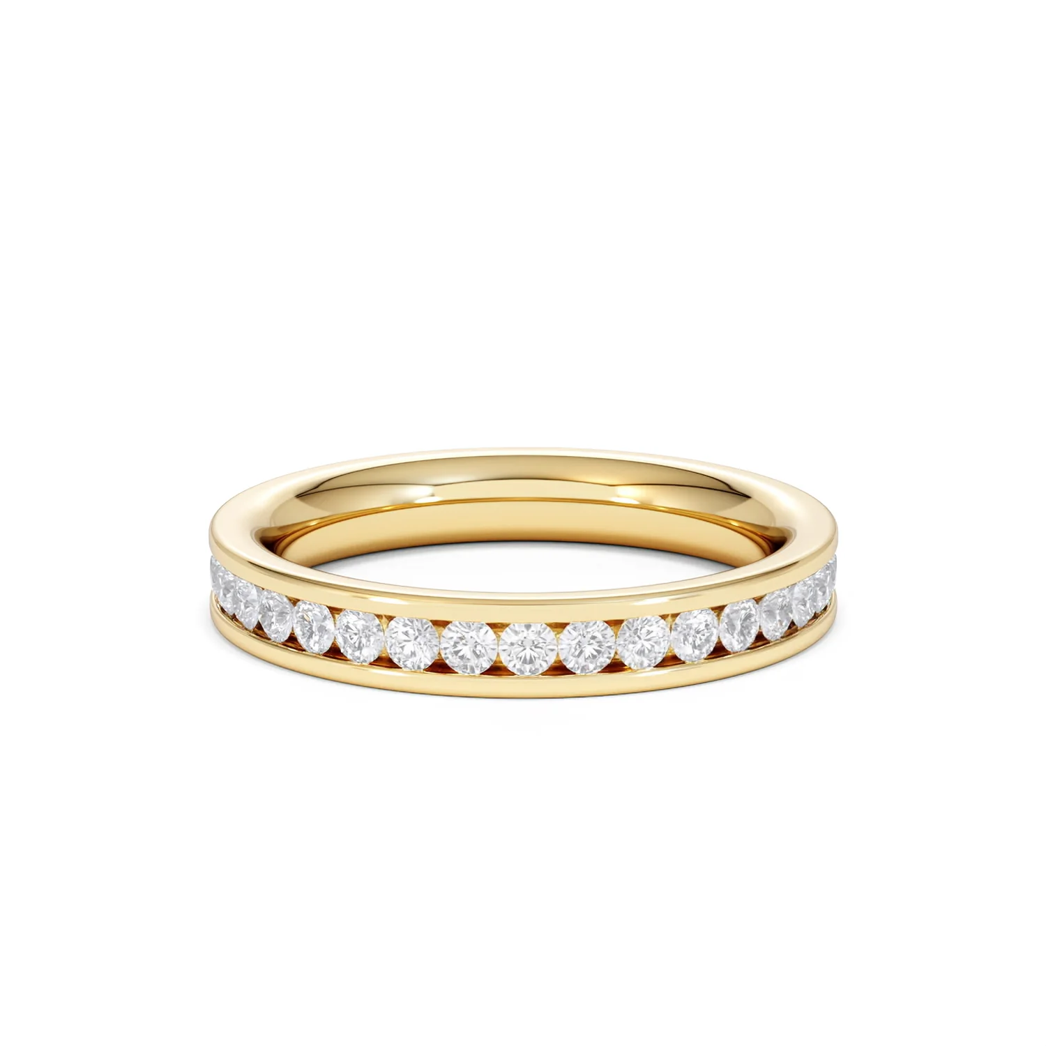 Rae Lab Diamond Eternity Ring Channel Set 1.00ct G/Vs in 18K Gold - Image 48