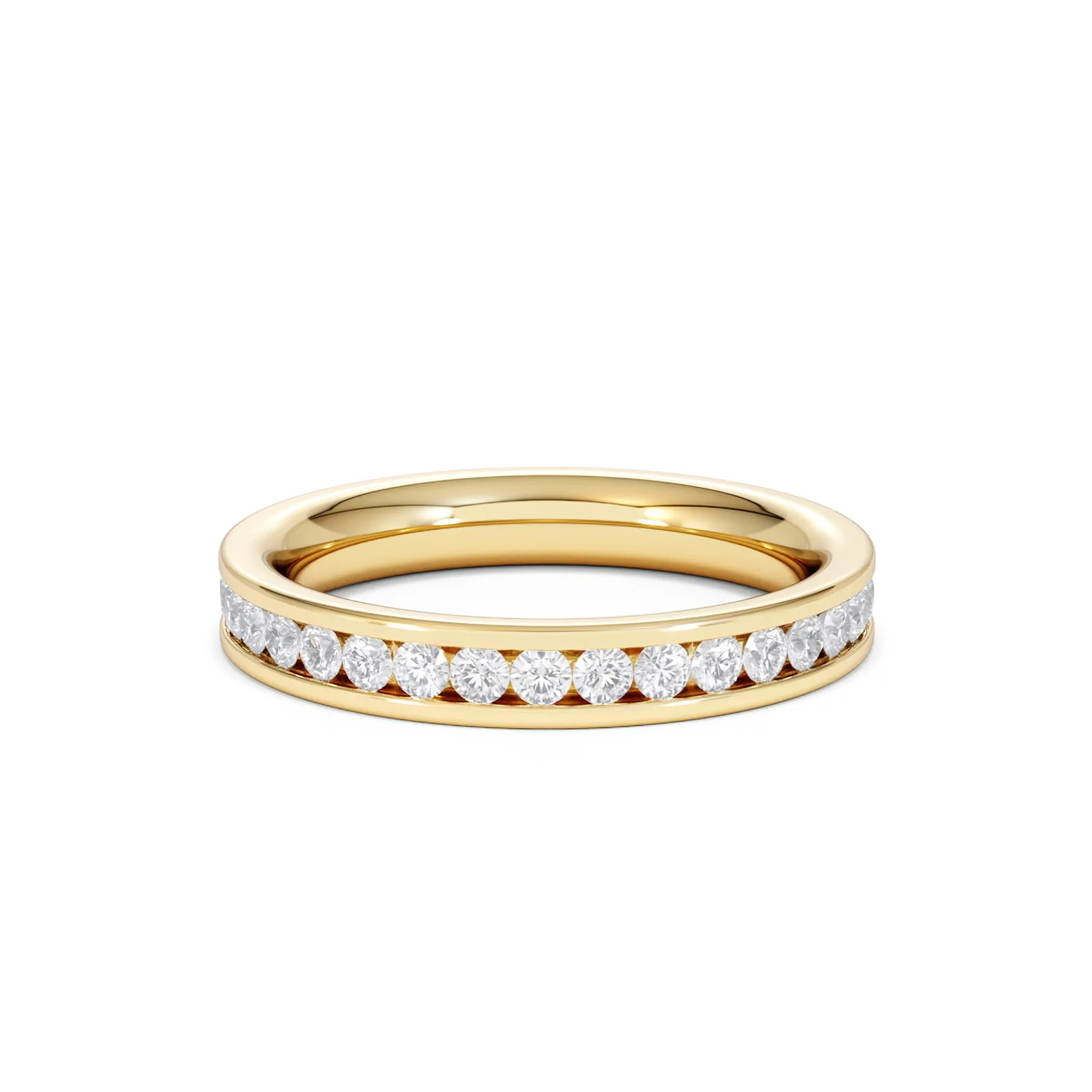 Rae Lab Diamond Eternity Ring Channel Set 1.00ct G/Vs in 18K Gold - Image 50