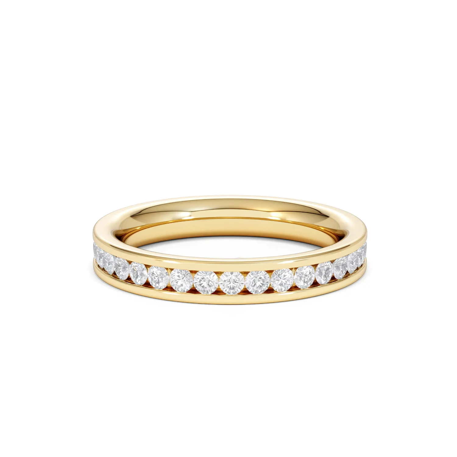 Rae Lab Diamond Eternity Ring Channel Set 1.00ct G/Vs in 18K Gold - Image 69