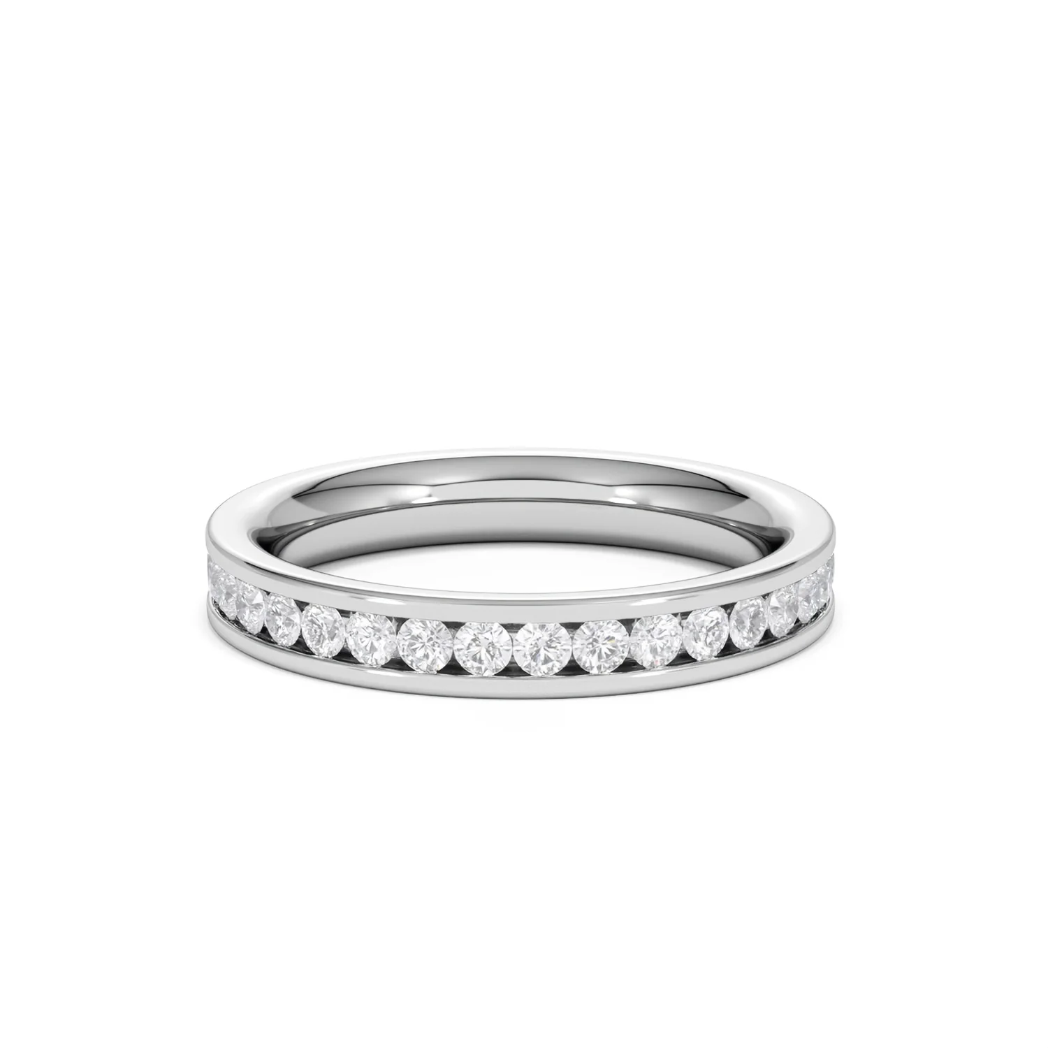 Rae Lab Diamond Eternity Ring Channel Set 1.00ct G/Vs in Platinum - Image 30