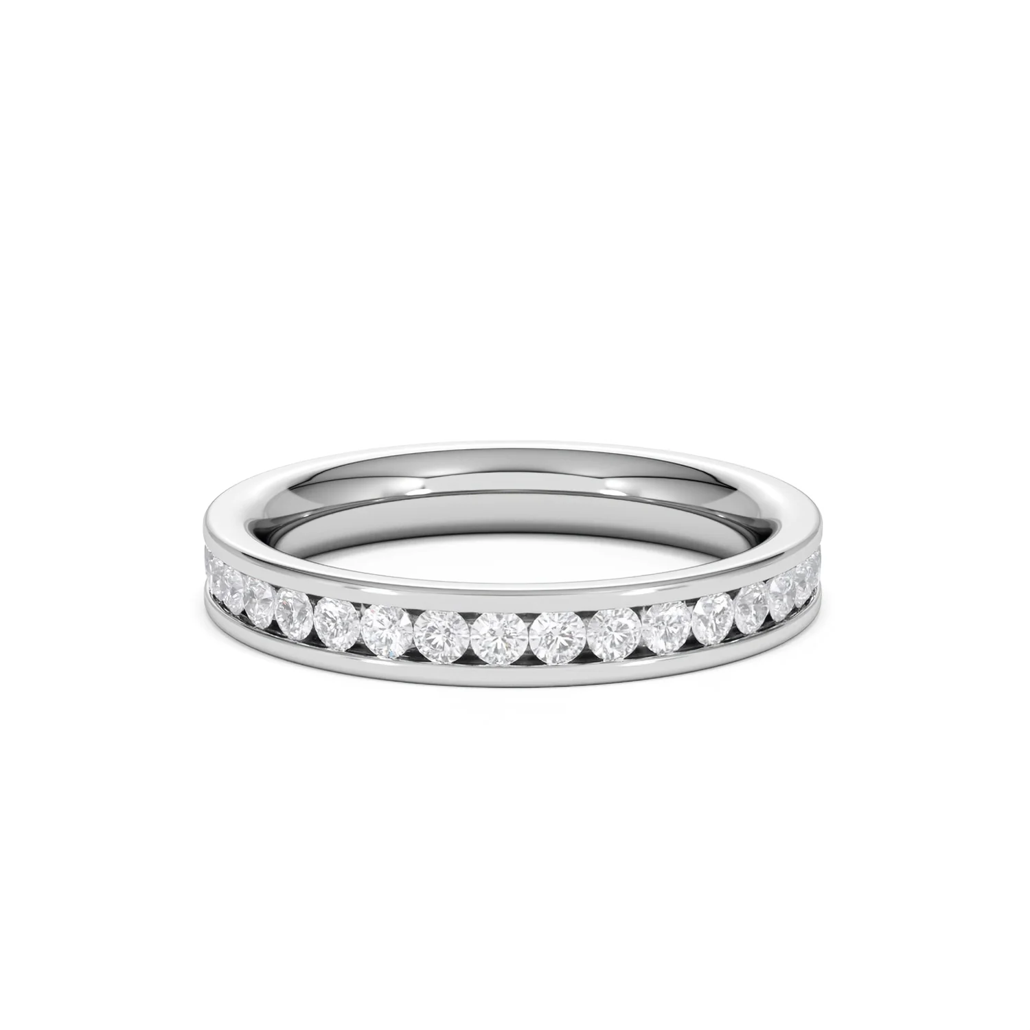 Rae Lab Diamond Eternity Ring Channel Set 1.00ct G/Vs in Platinum - Image 38