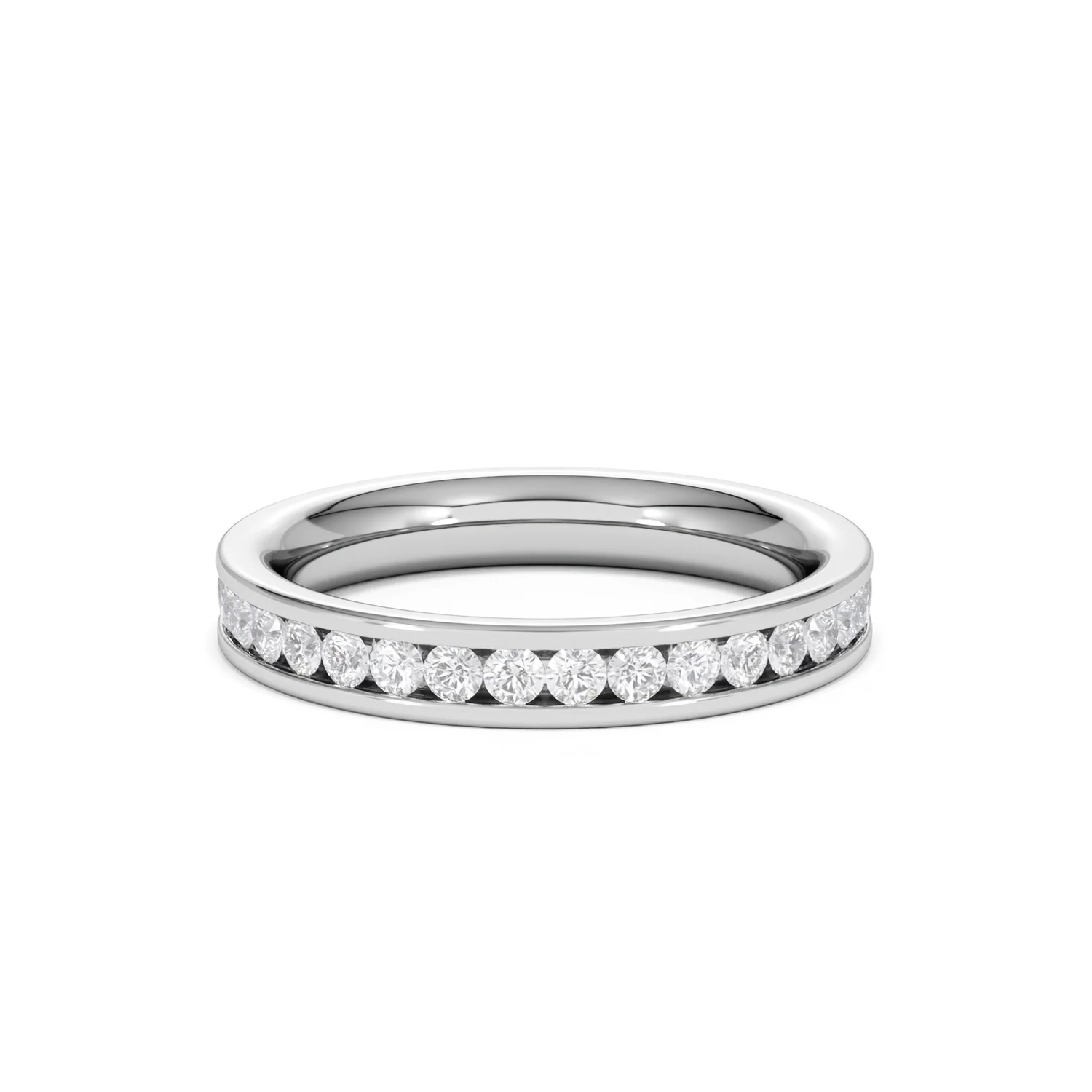 Rae Lab Diamond Eternity Ring Channel Set 1.00ct G/Vs in Platinum - Image 42