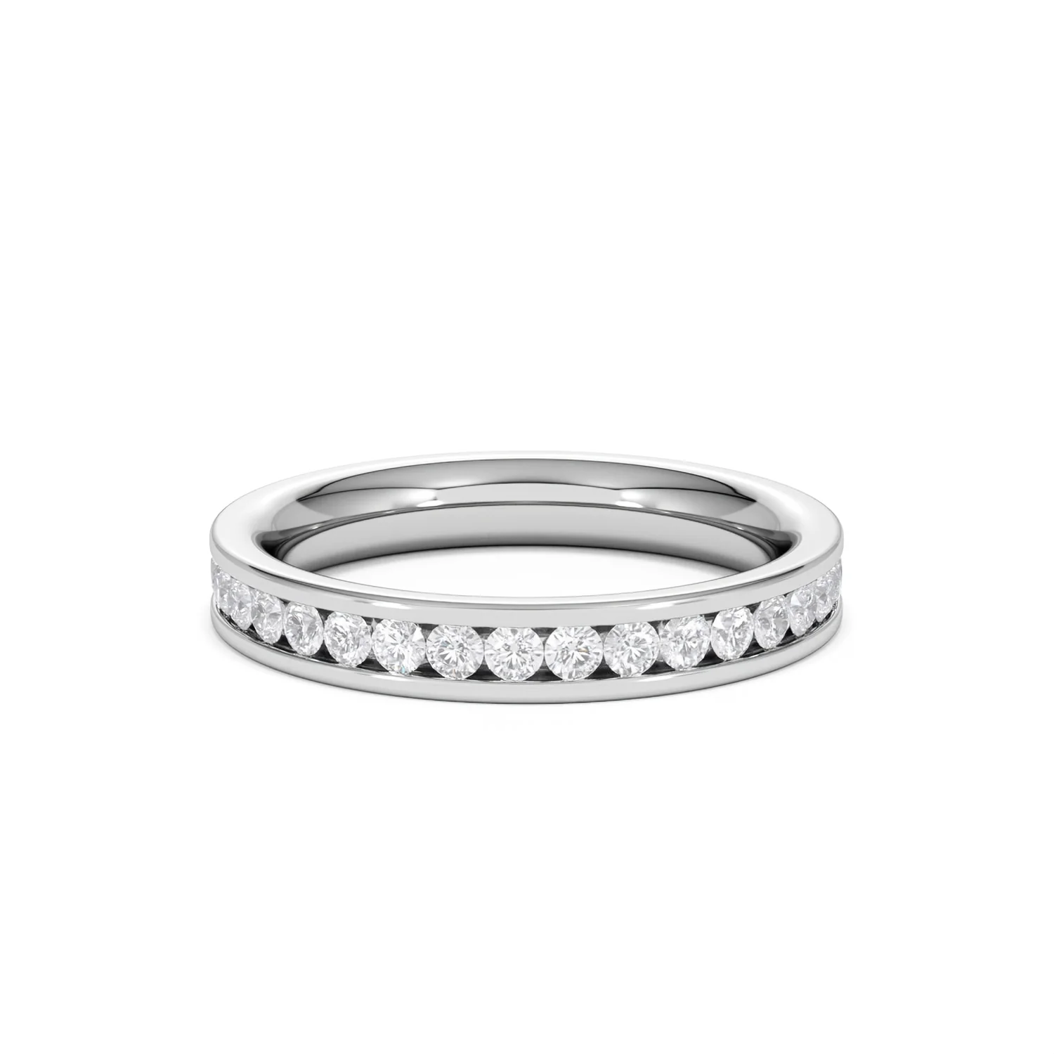 Rae Lab Diamond Eternity Ring Channel Set 1.00ct G/Vs in Platinum - Image 45