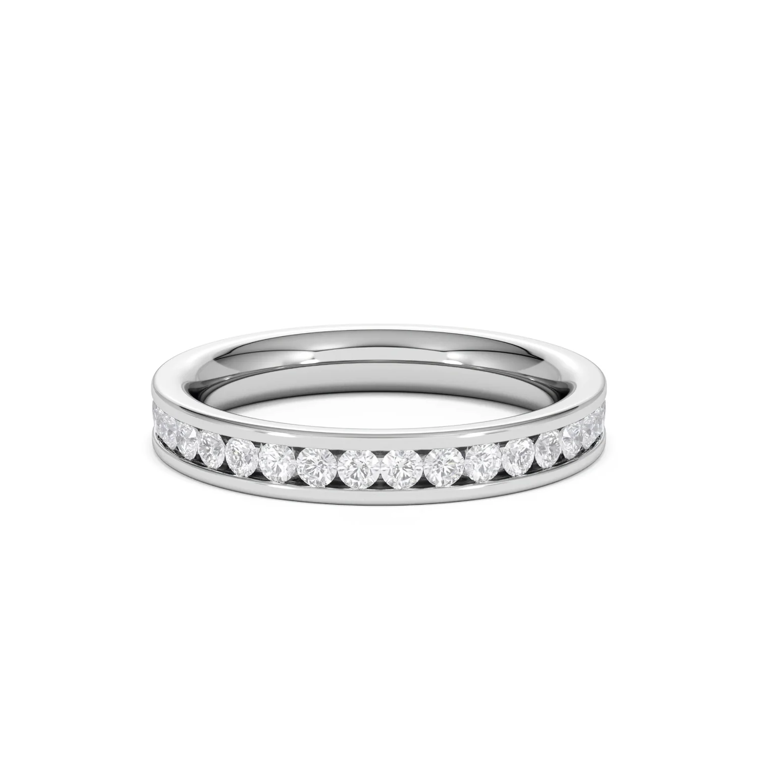 Rae Lab Diamond Eternity Ring Channel Set 1.00ct G/Vs in Platinum - Image 49