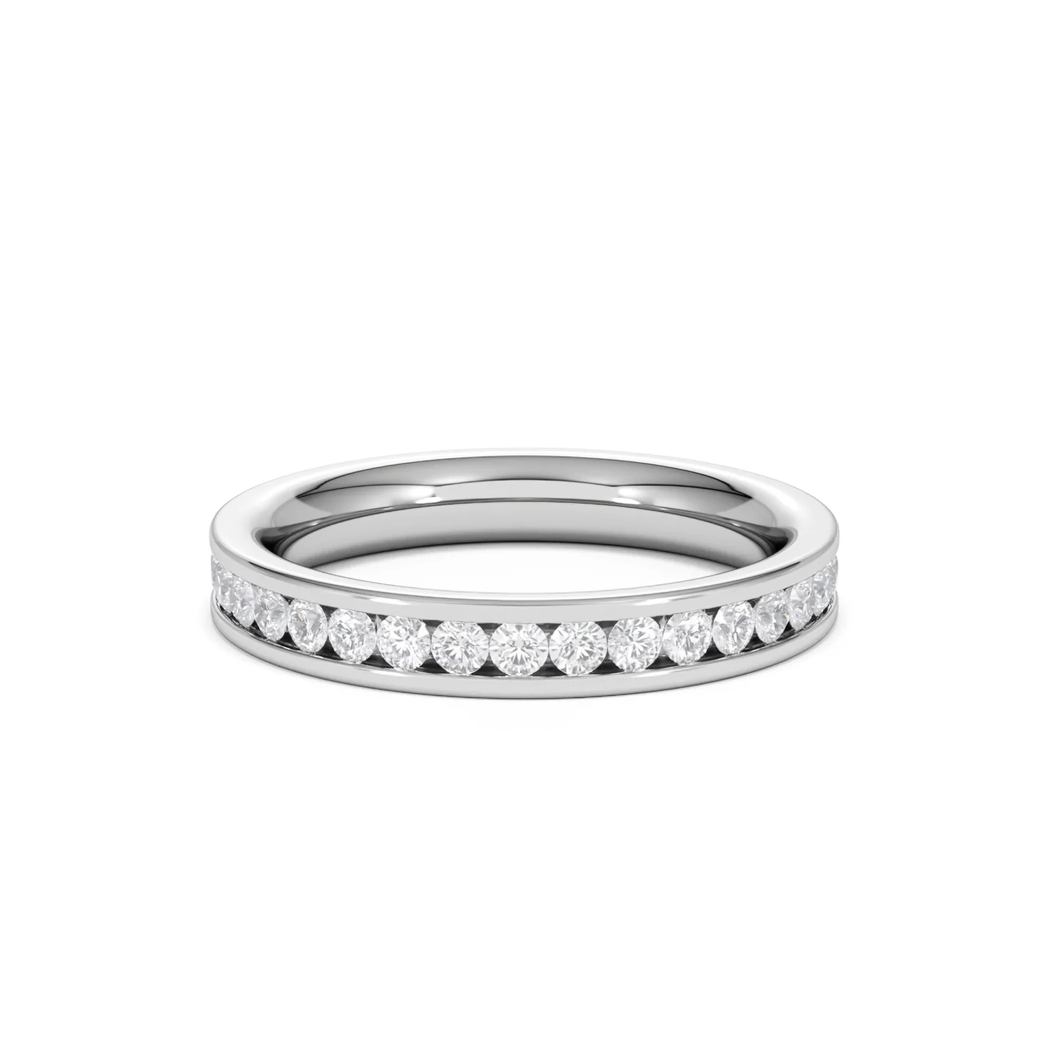 Rae Lab Diamond Eternity Ring Channel Set 1.00ct G/Vs in Platinum - Image 50