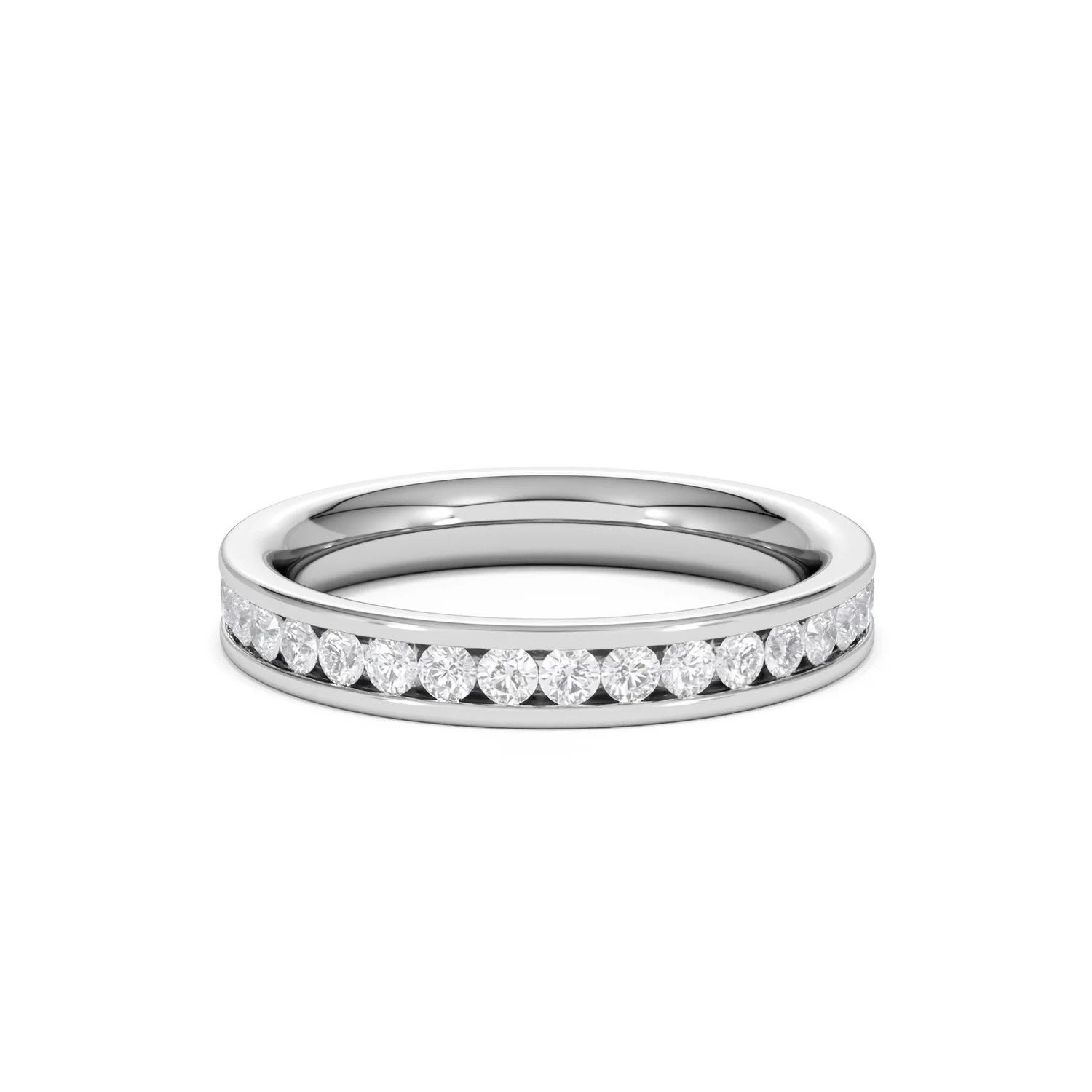 Rae Lab Diamond Eternity Ring Channel Set 1.00ct G/Vs in Platinum - Image 51