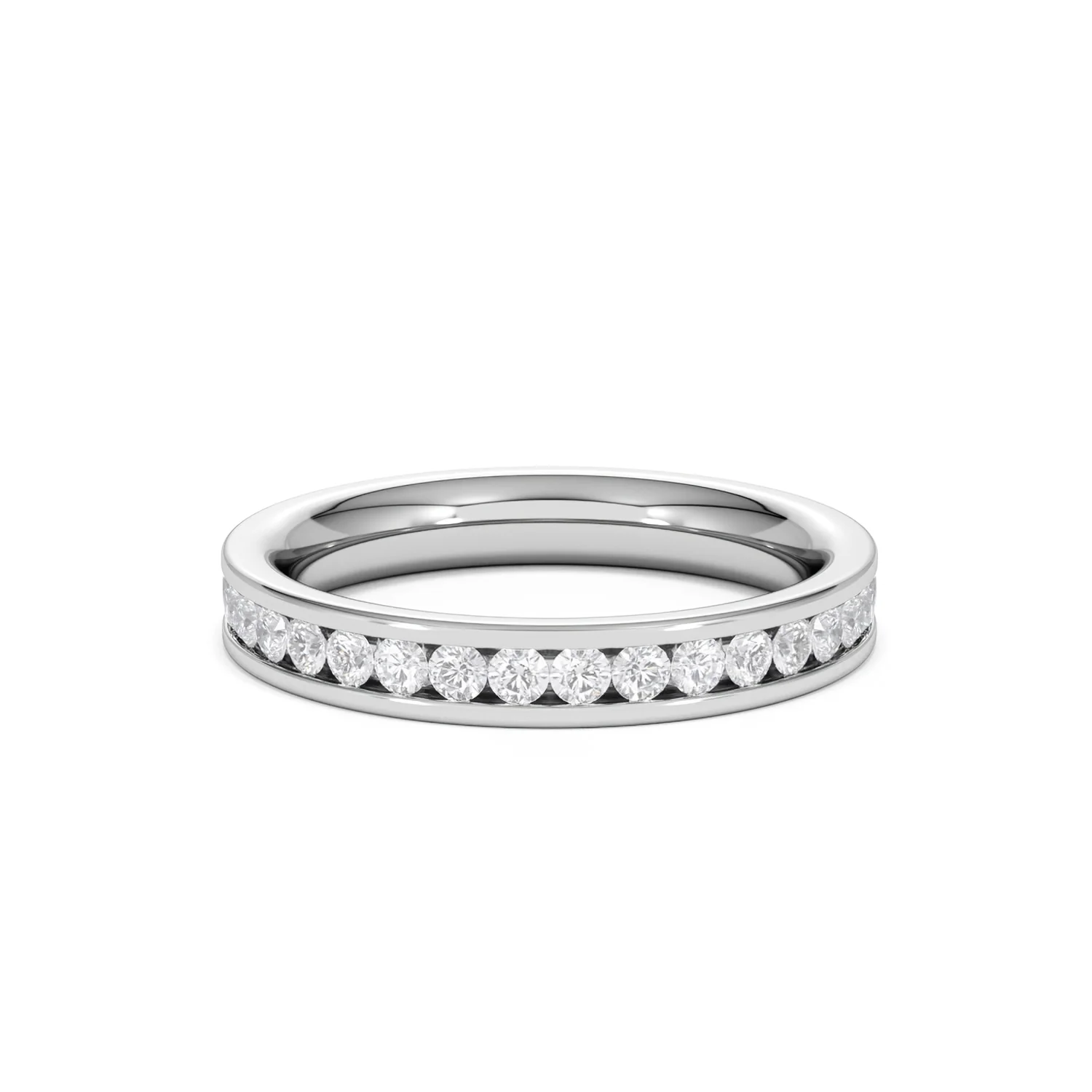 Rae Lab Diamond Eternity Ring Channel Set 1.00ct G/Vs in Platinum - Image 63
