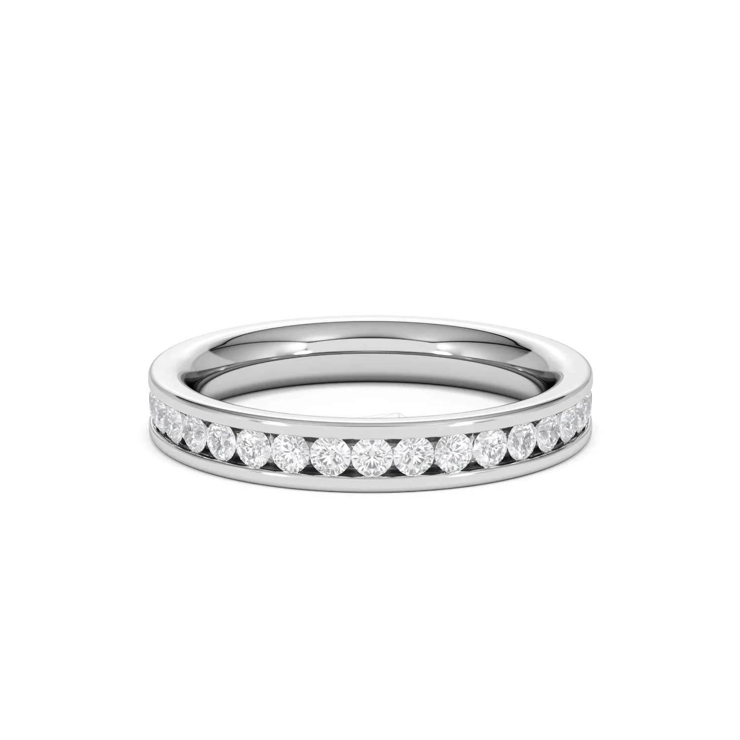 Rae Lab Diamond Eternity Ring Channel Set 1.00ct G/Vs in Platinum - Image 83
