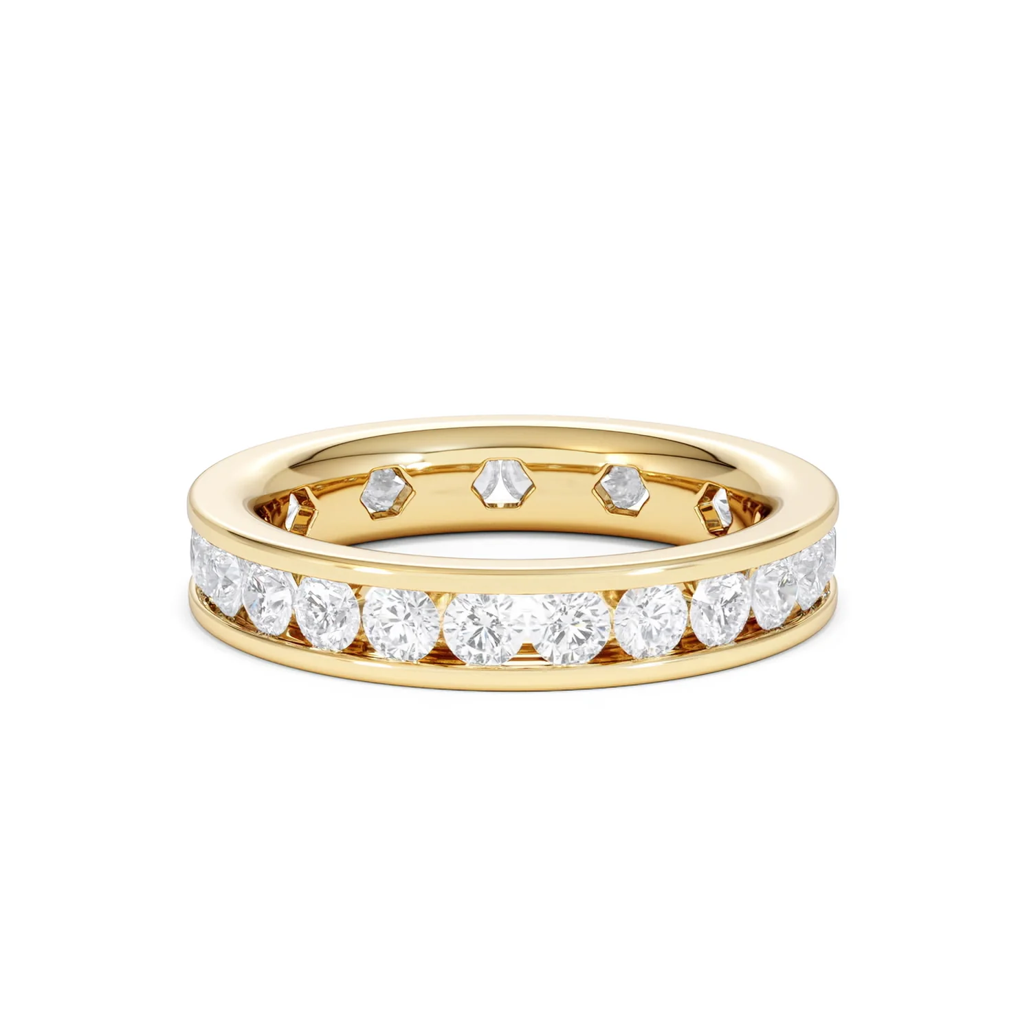 Rae Lab Diamond Eternity Ring Channel Set 2.00ct G/Vs in 18K Gold - Image 17