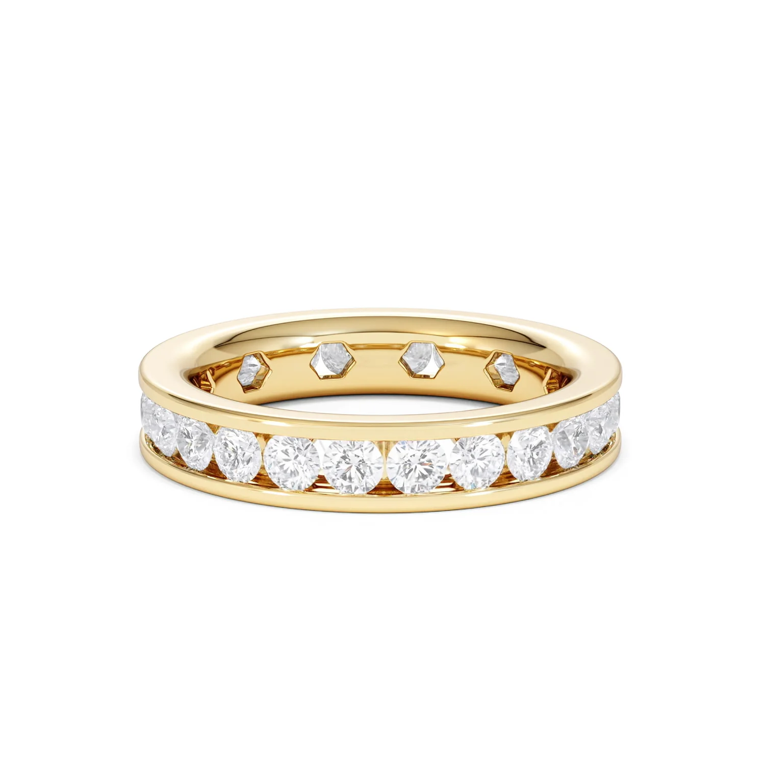 Rae Lab Diamond Eternity Ring Channel Set 2.00ct G/Vs in 18K Gold - Image 20
